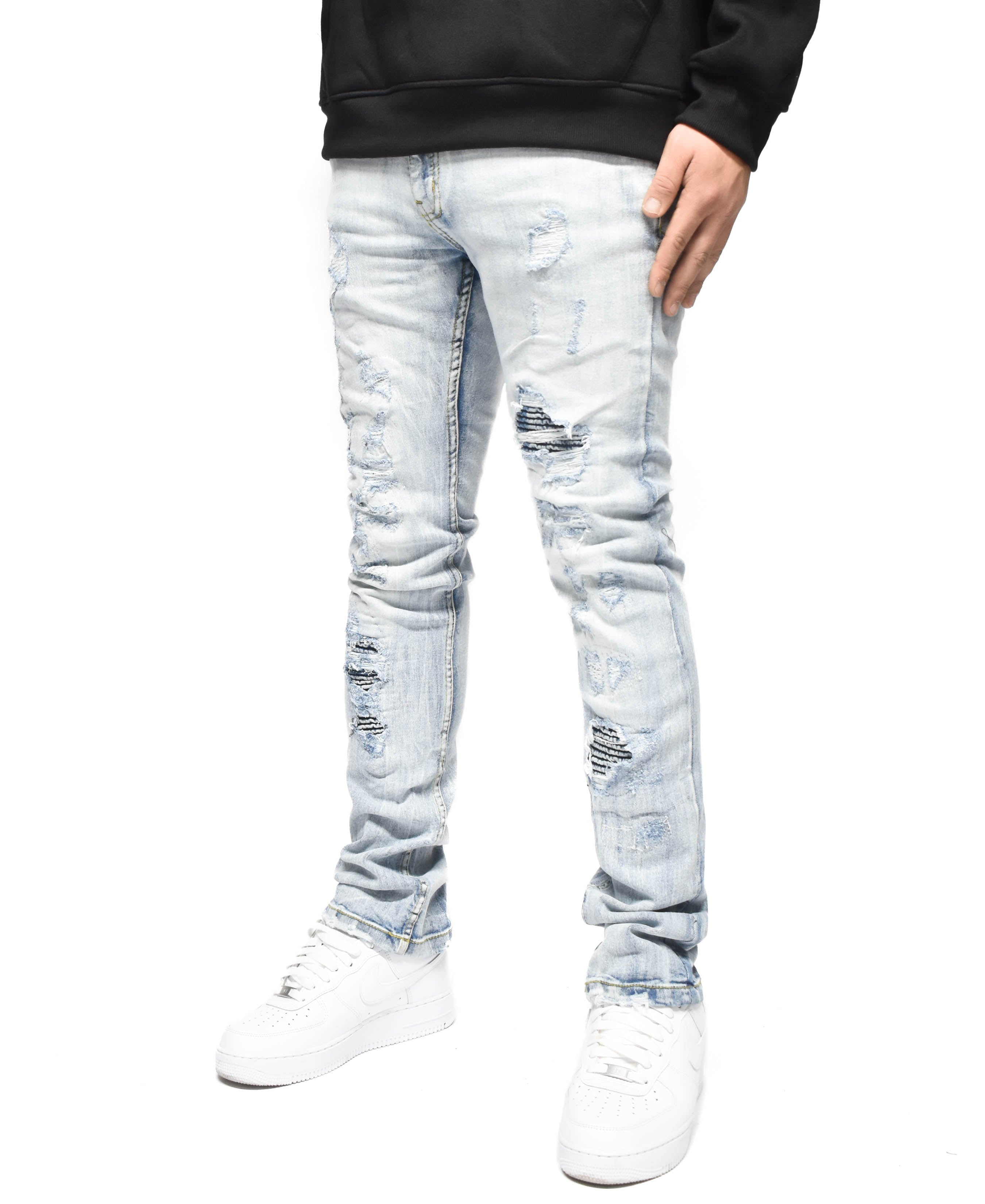 FW33705 Gashed Denim