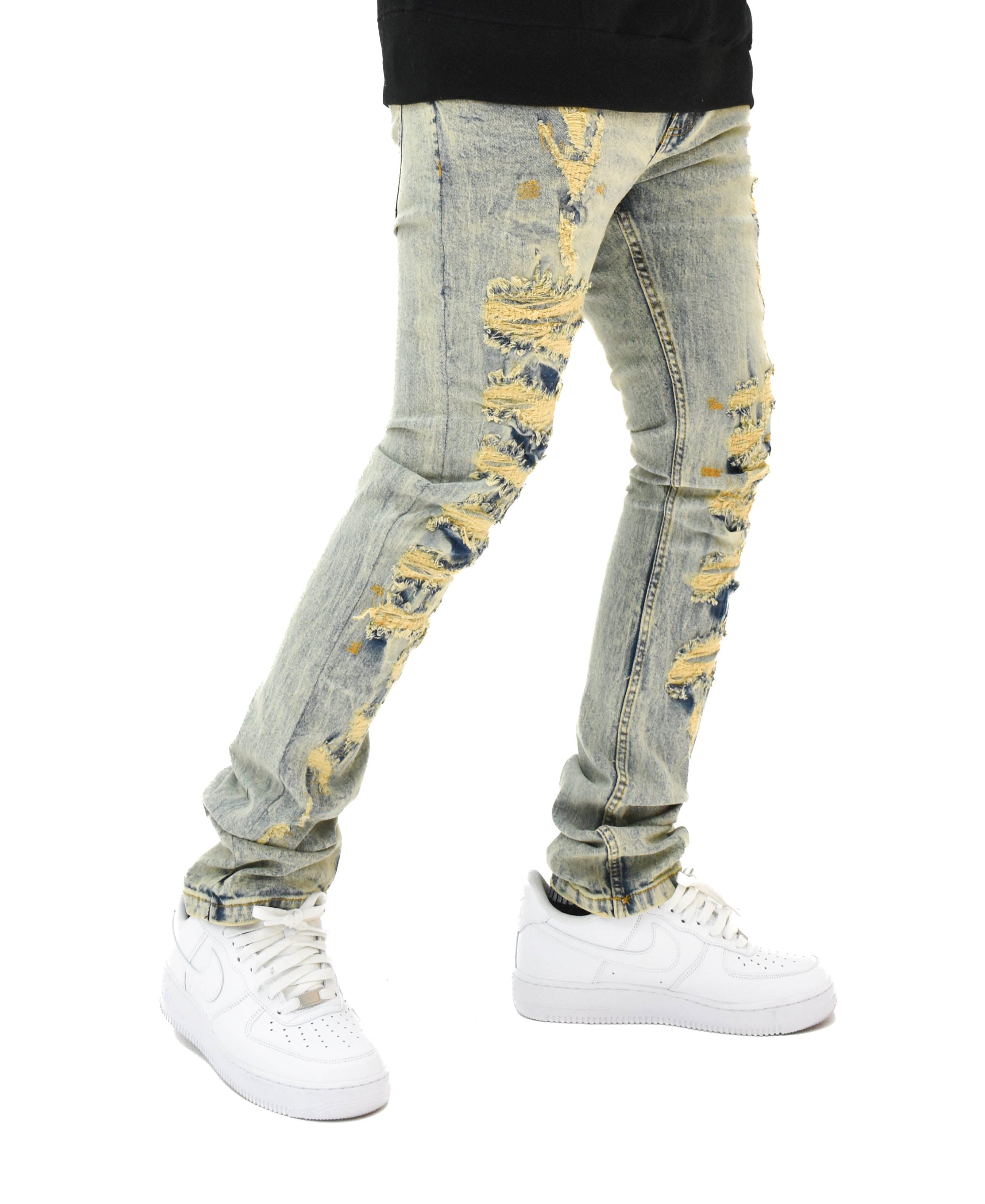 FW33063 Distressed Denim