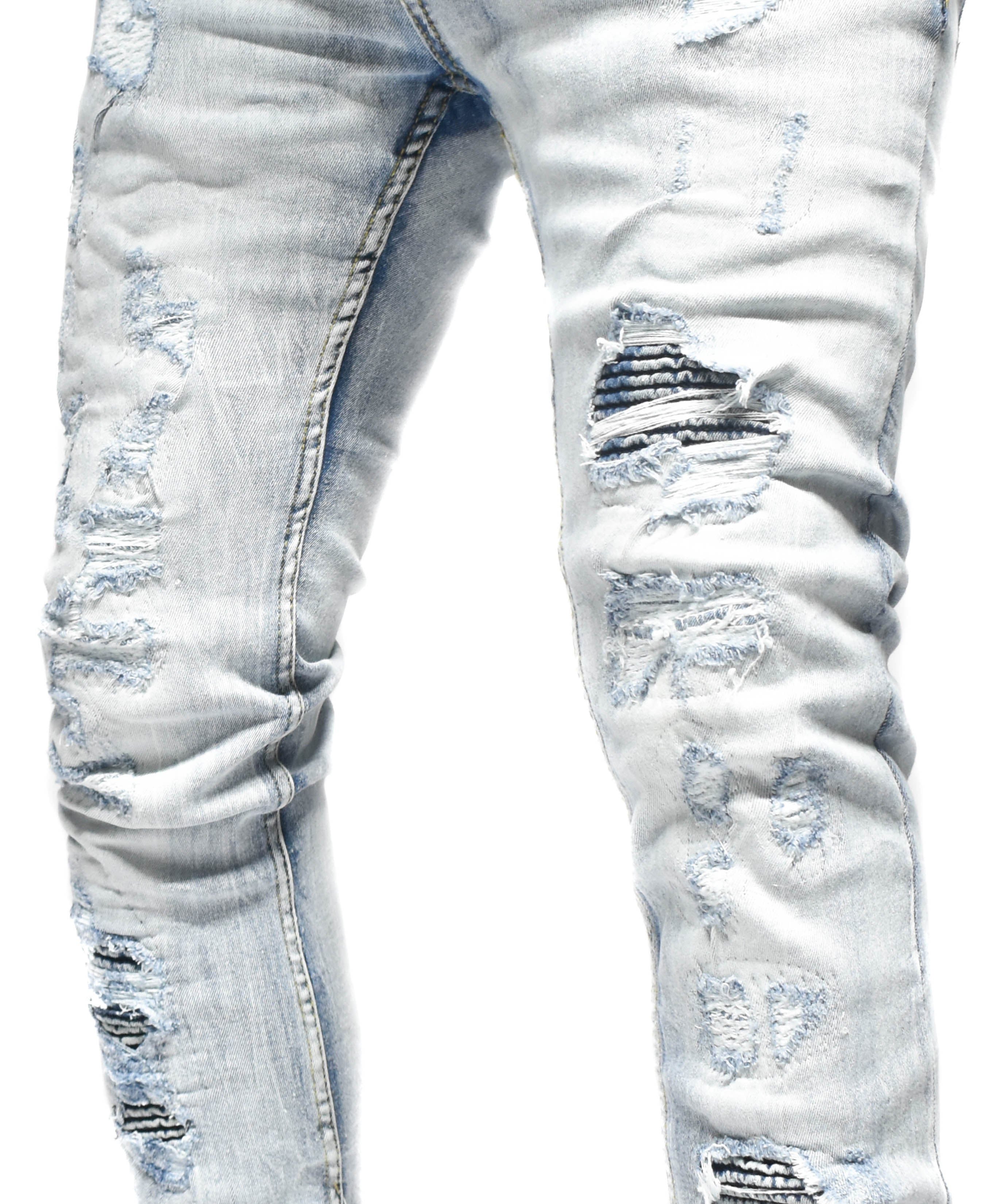 FW33705 Gashed Denim