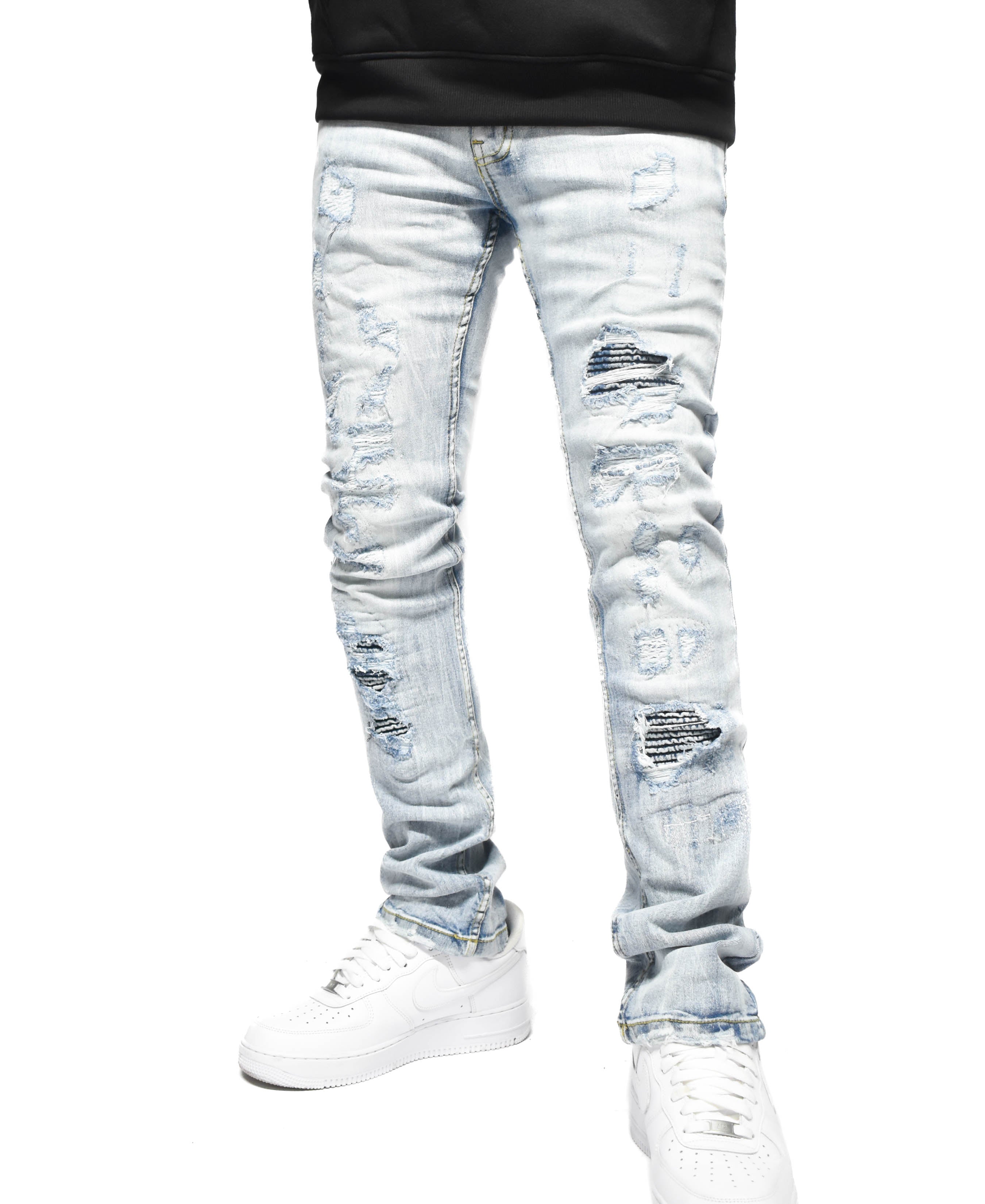 FW33705 Gashed Denim