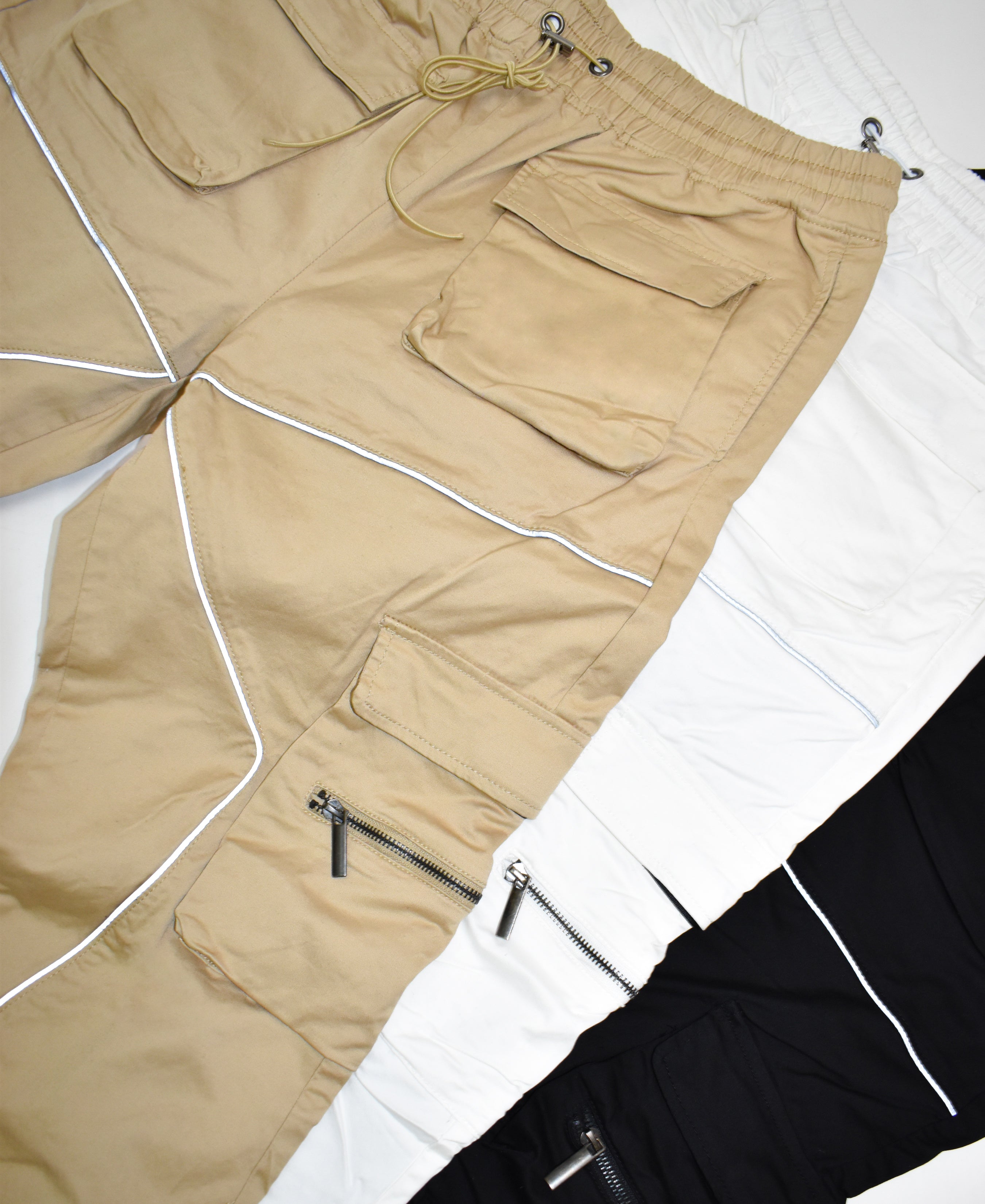 D2002 Reflective Cargo Joggers