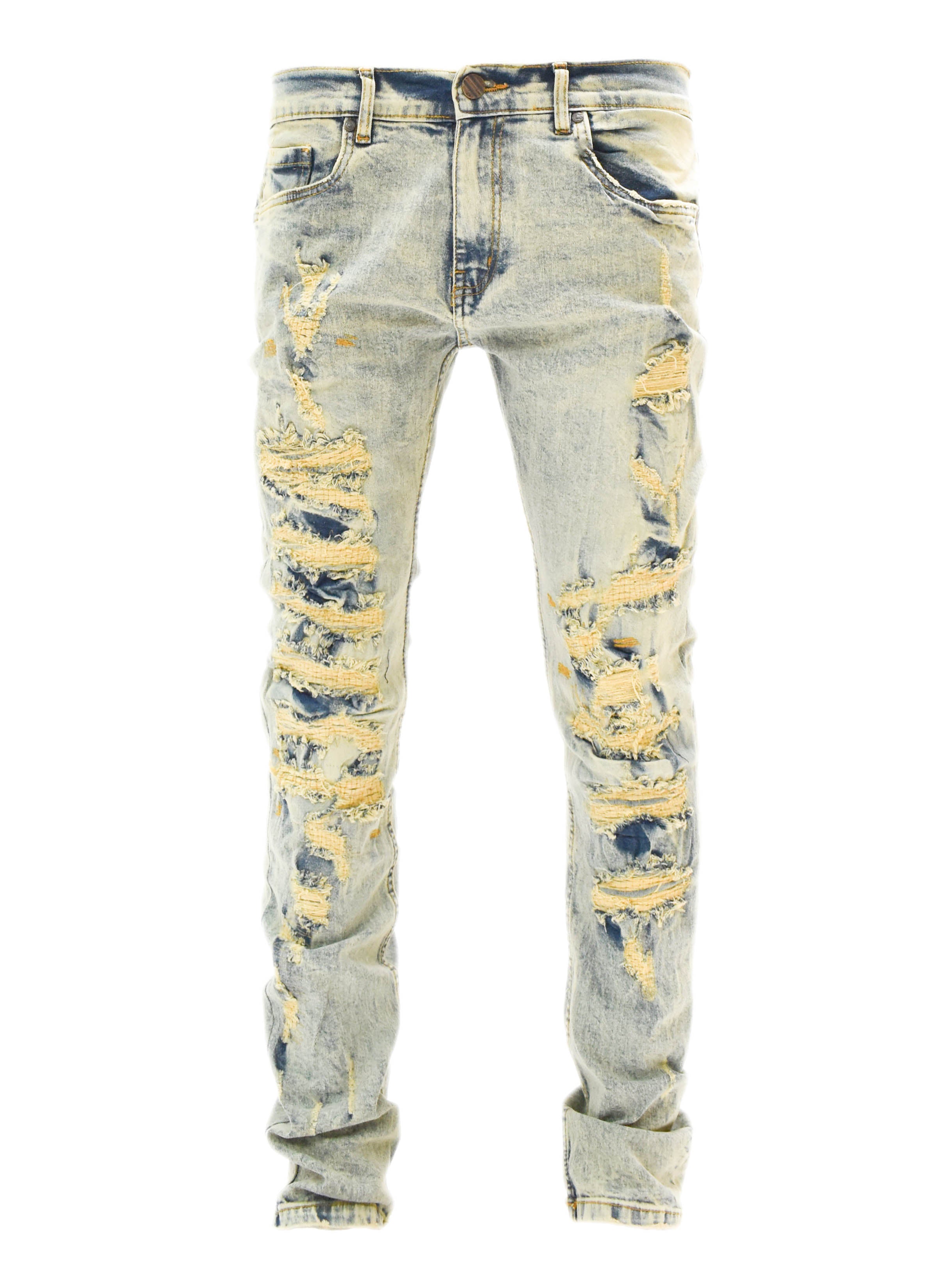 FW33063 Distressed Denim