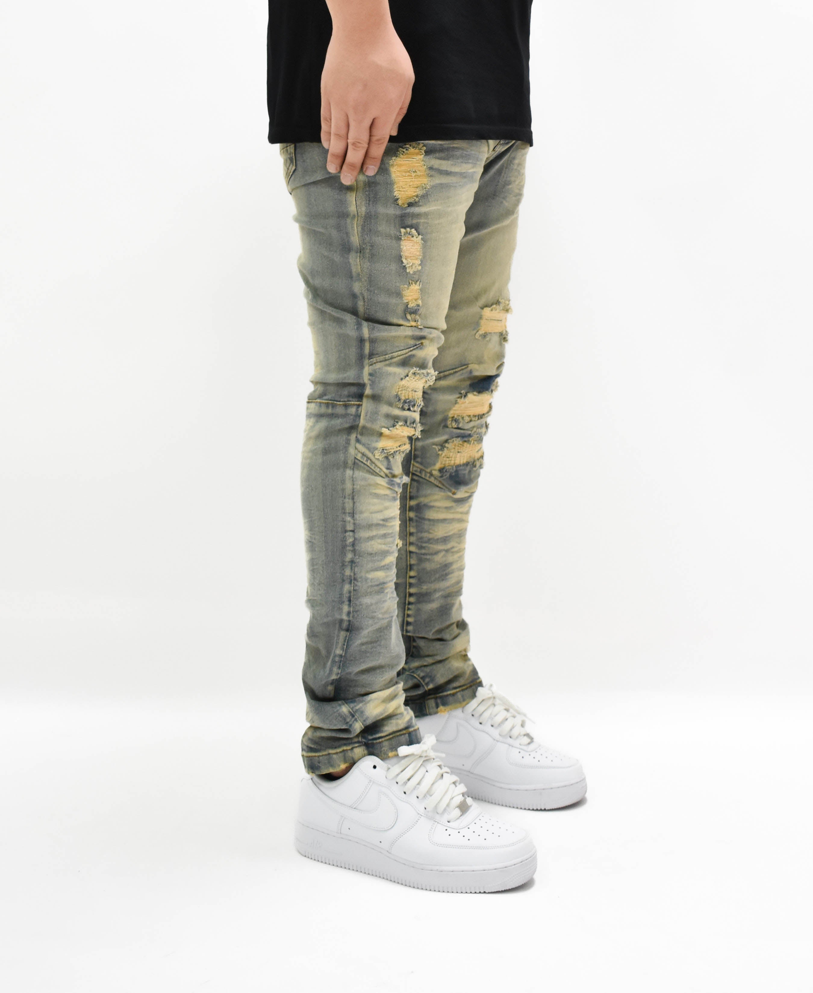 FW33484 Creased Denim