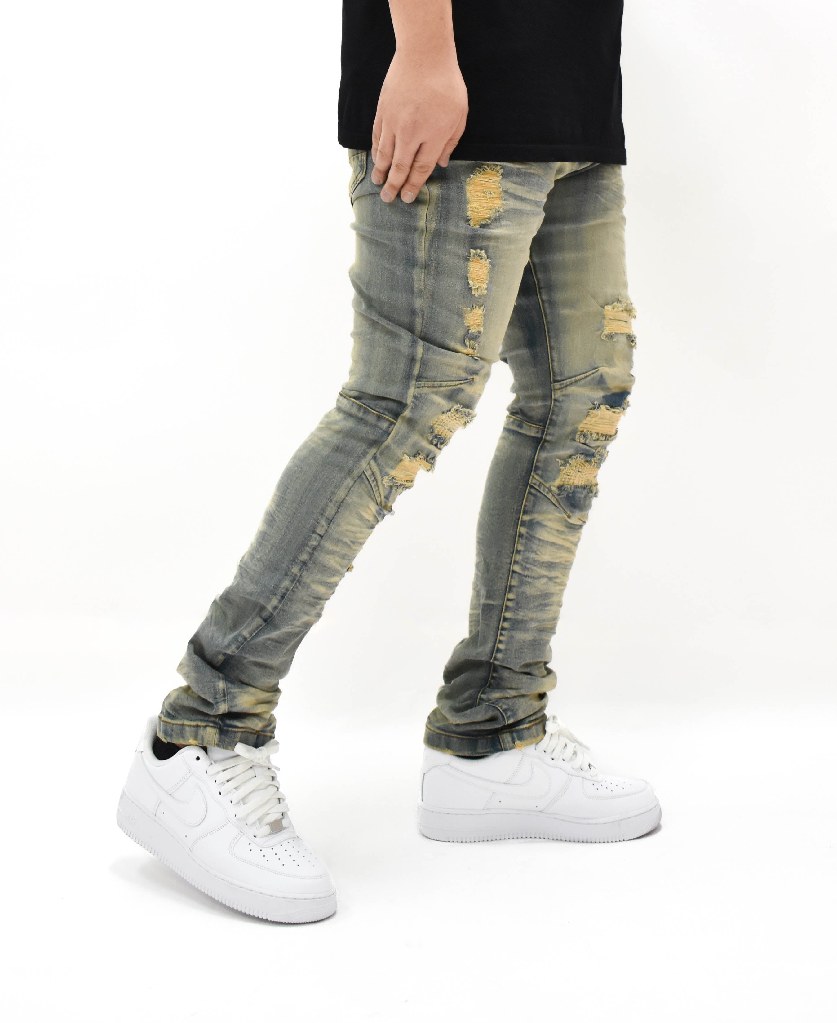 FW33484 Creased Denim