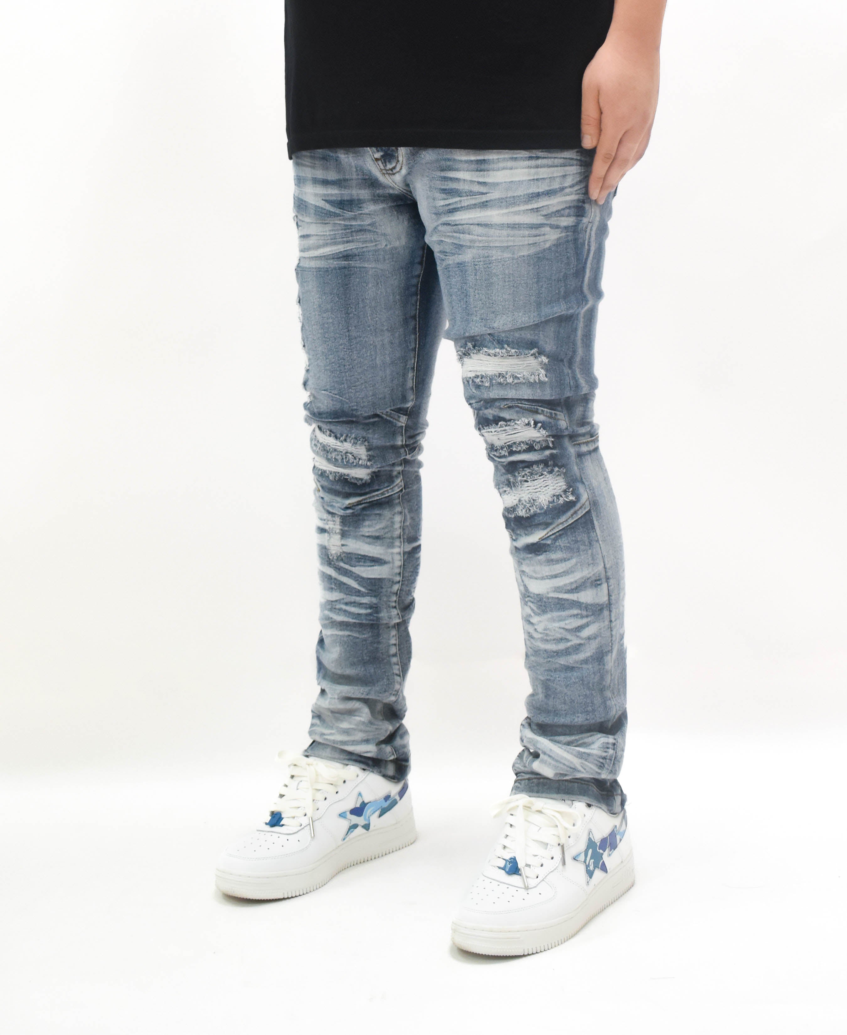 FW33484 Creased Denim