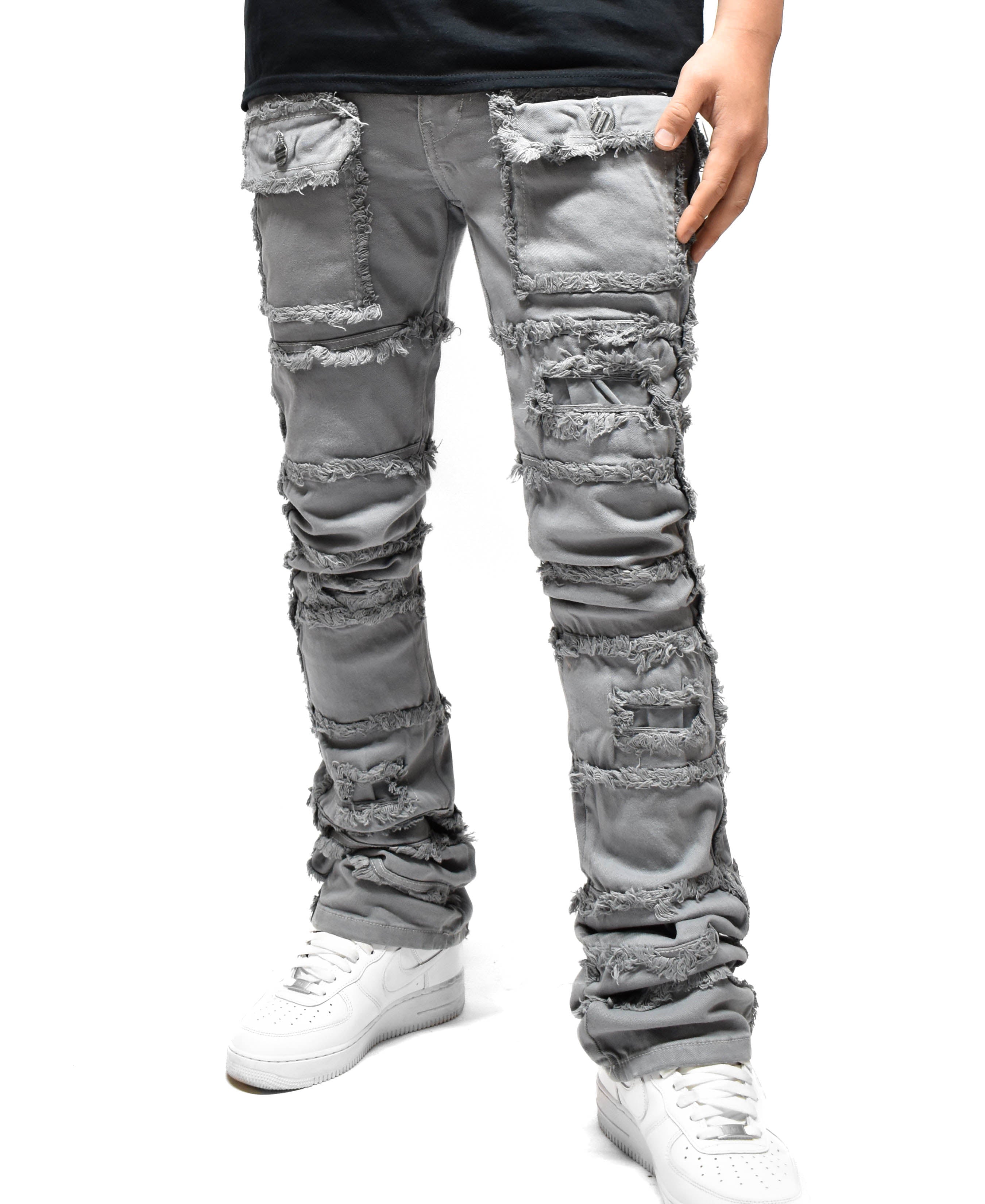 FW33958 Thread Stacked Denim
