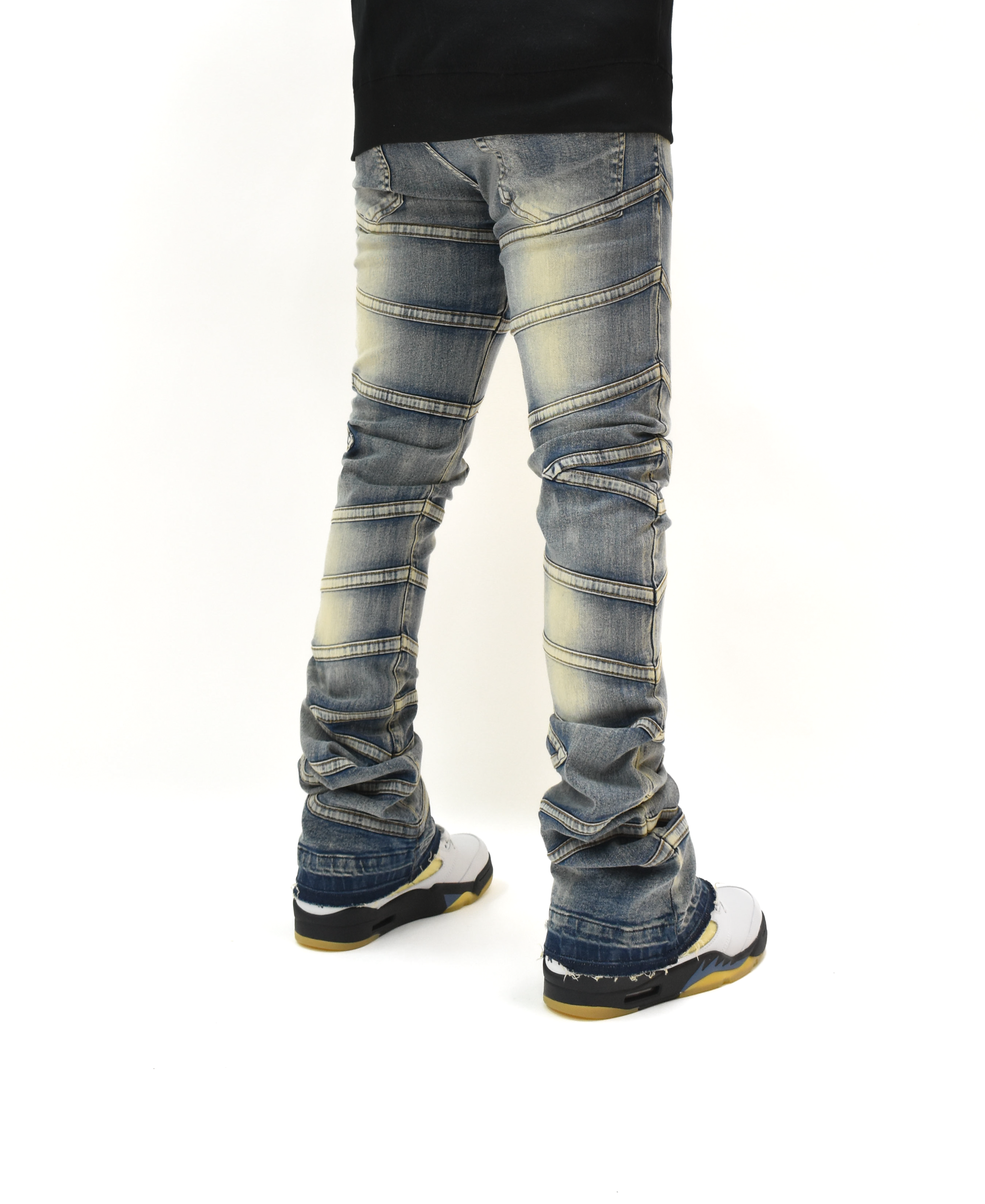 FW33894 Striped Stacked Denim