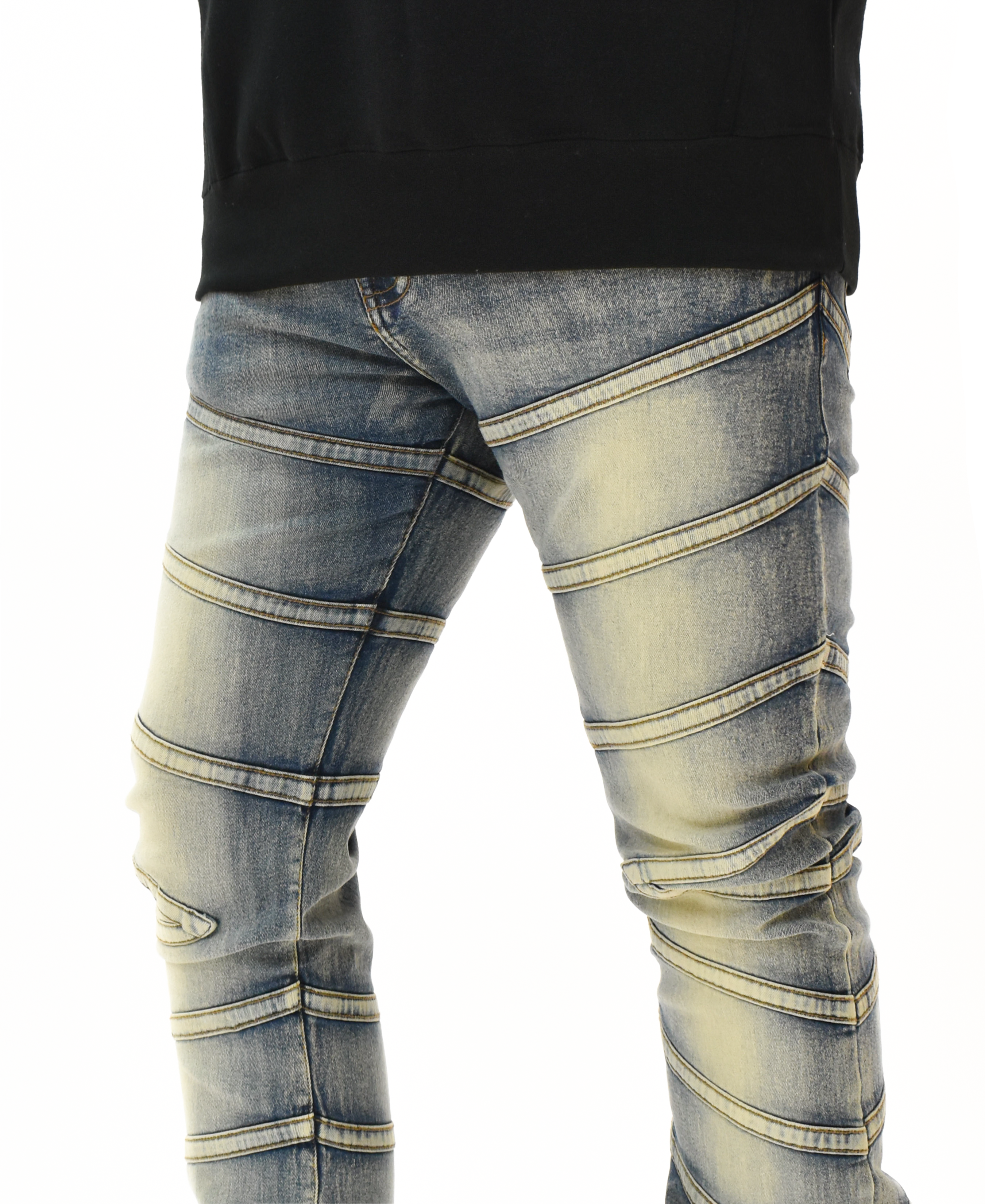 FW33894 Striped Stacked Denim
