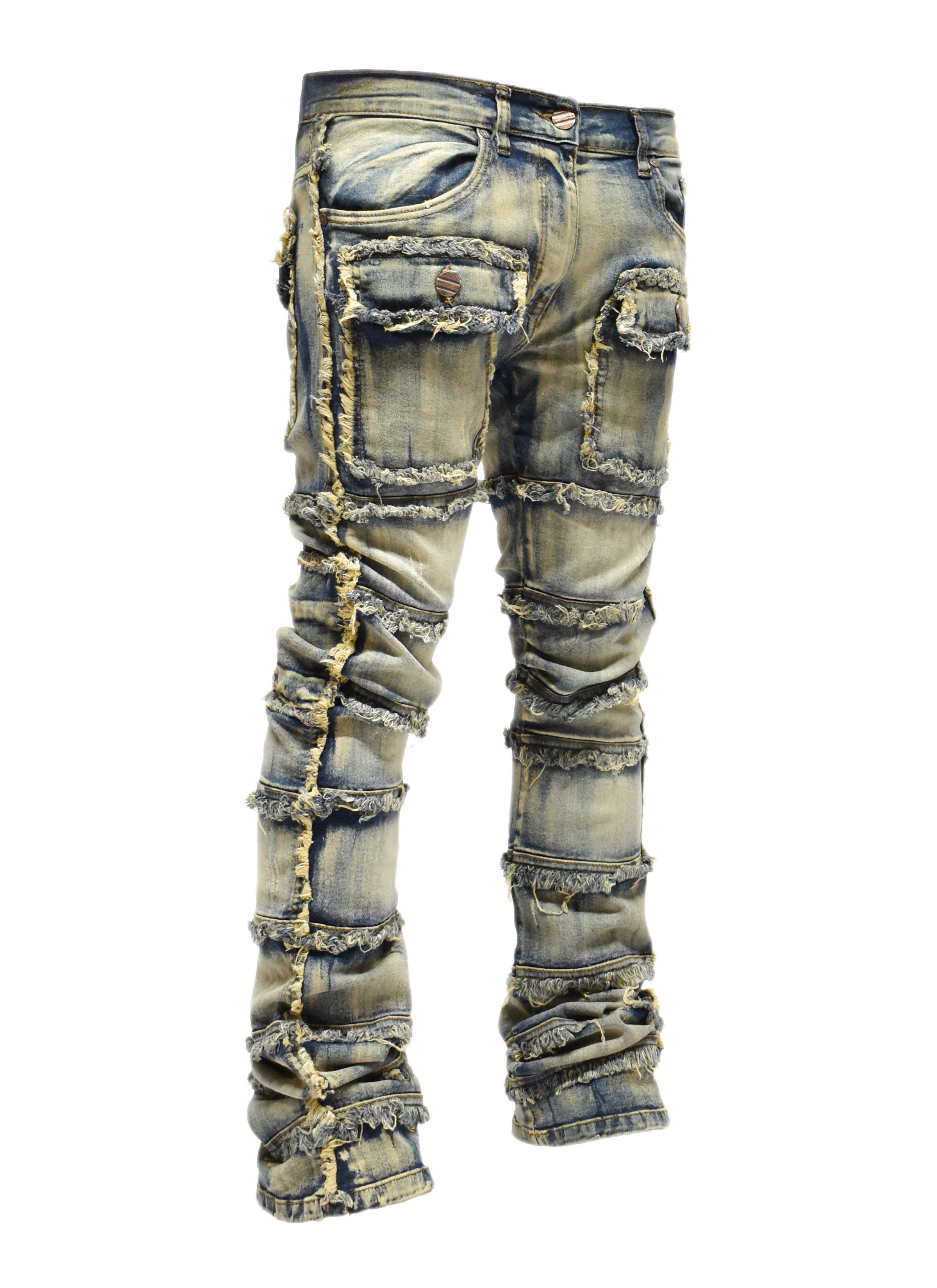 FW33958 Thread Stacked Denim