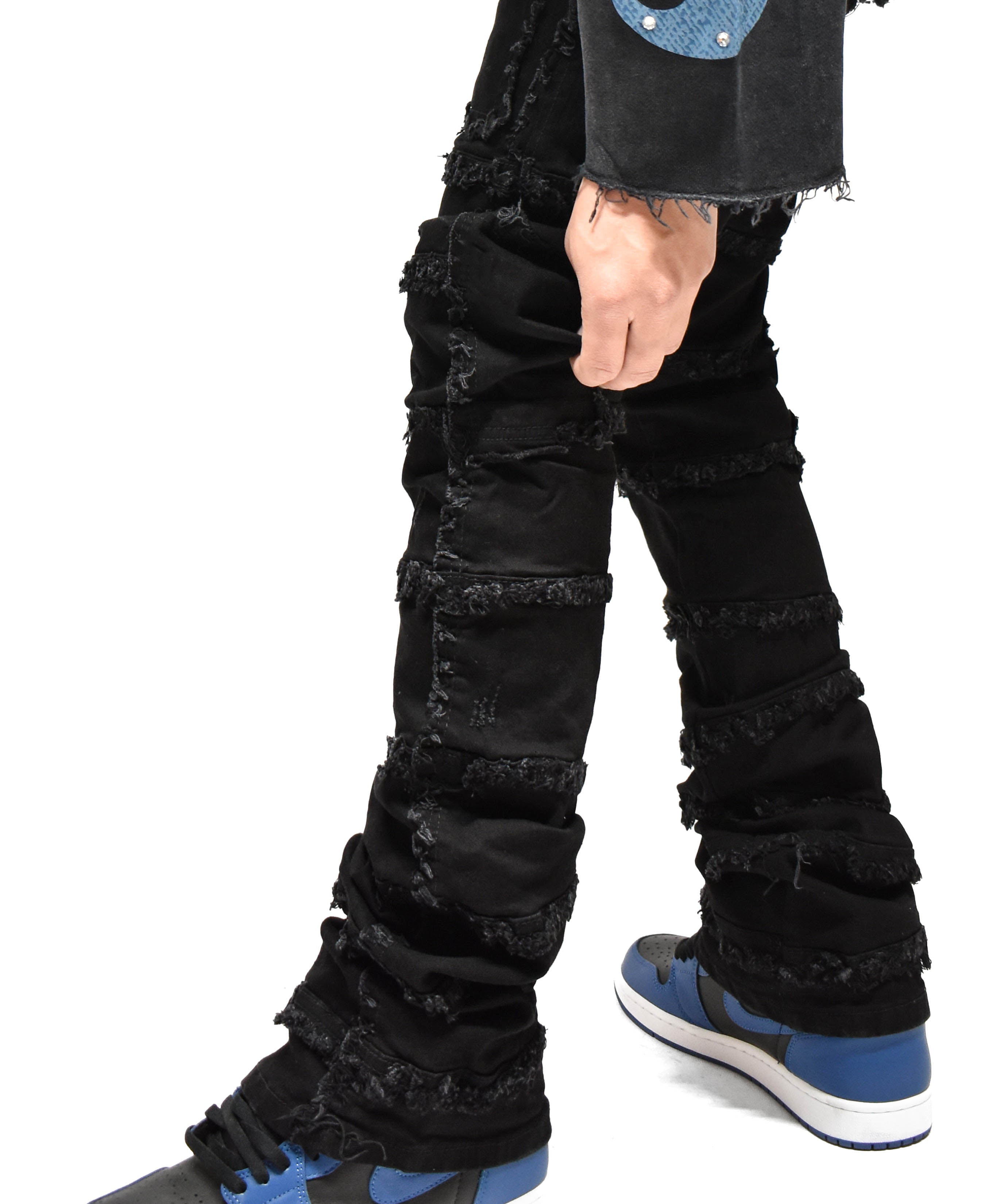 FW33958 Thread Stacked Denim