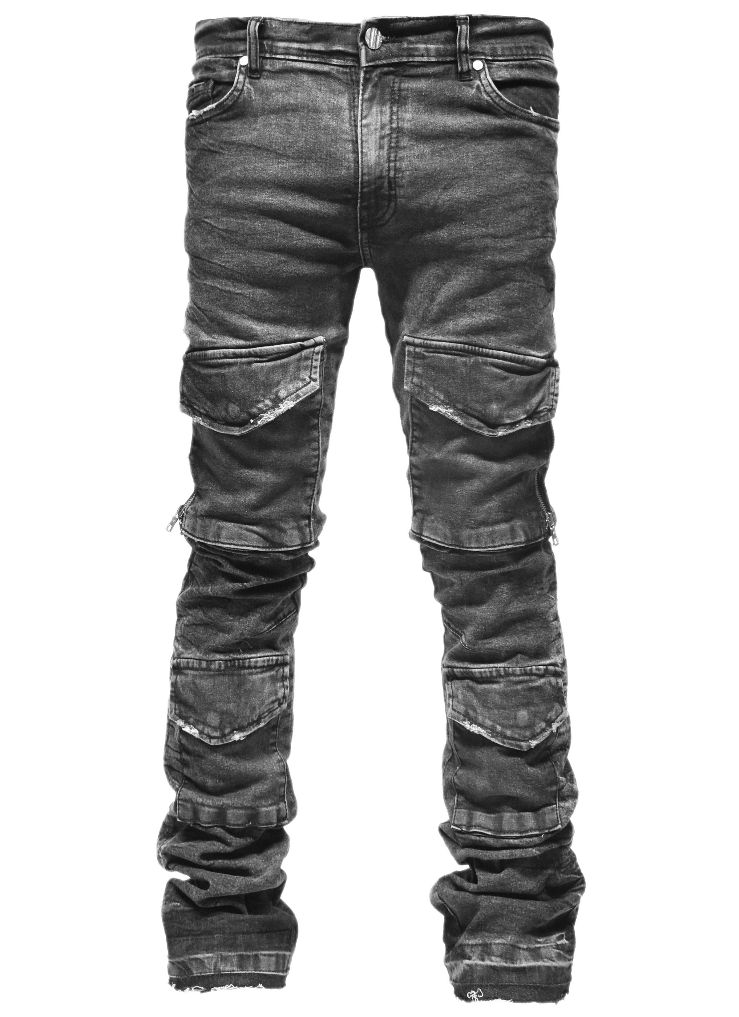 FW33288 Pocket Stacked Denim
