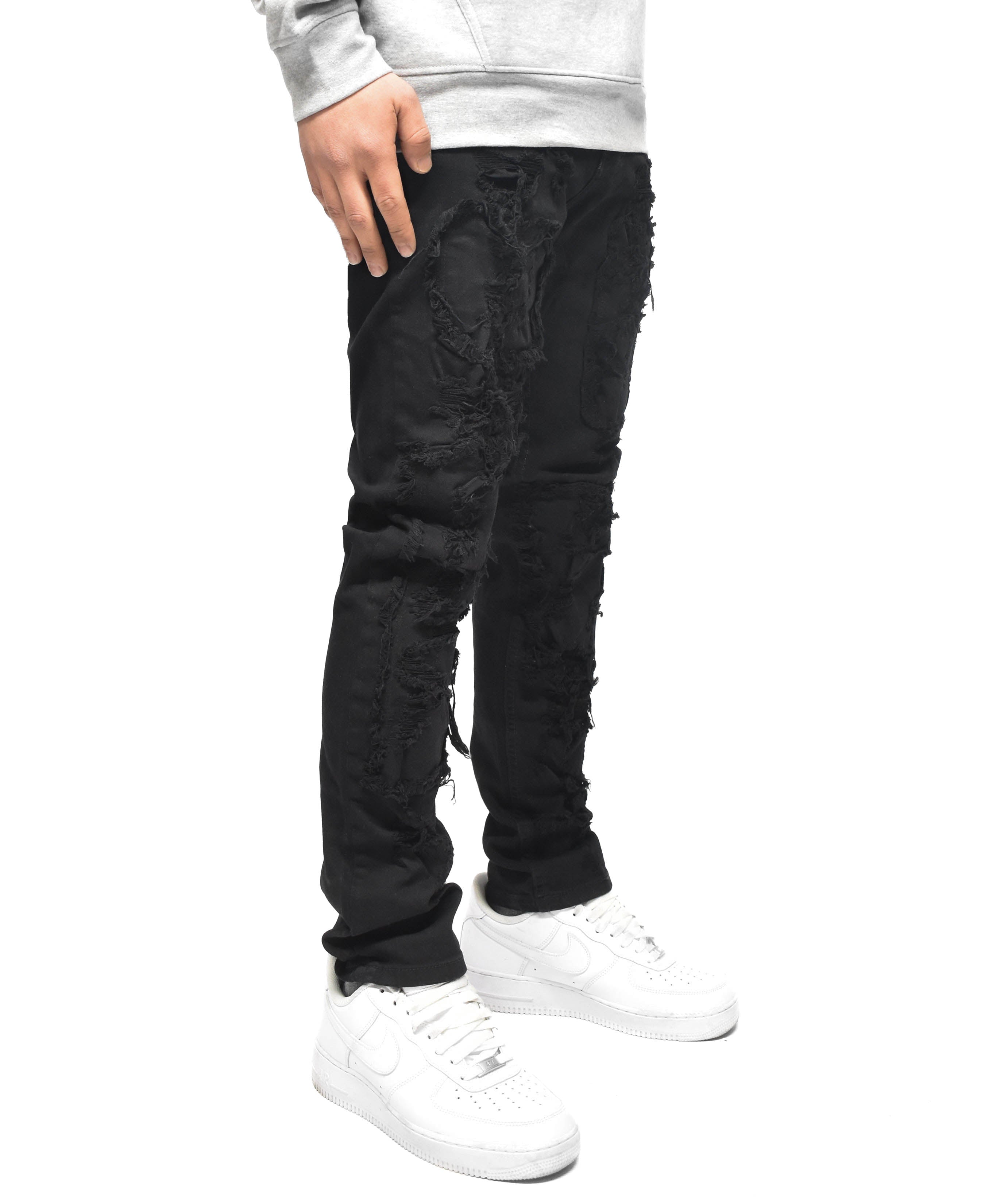 T4056 Distressed Denim
