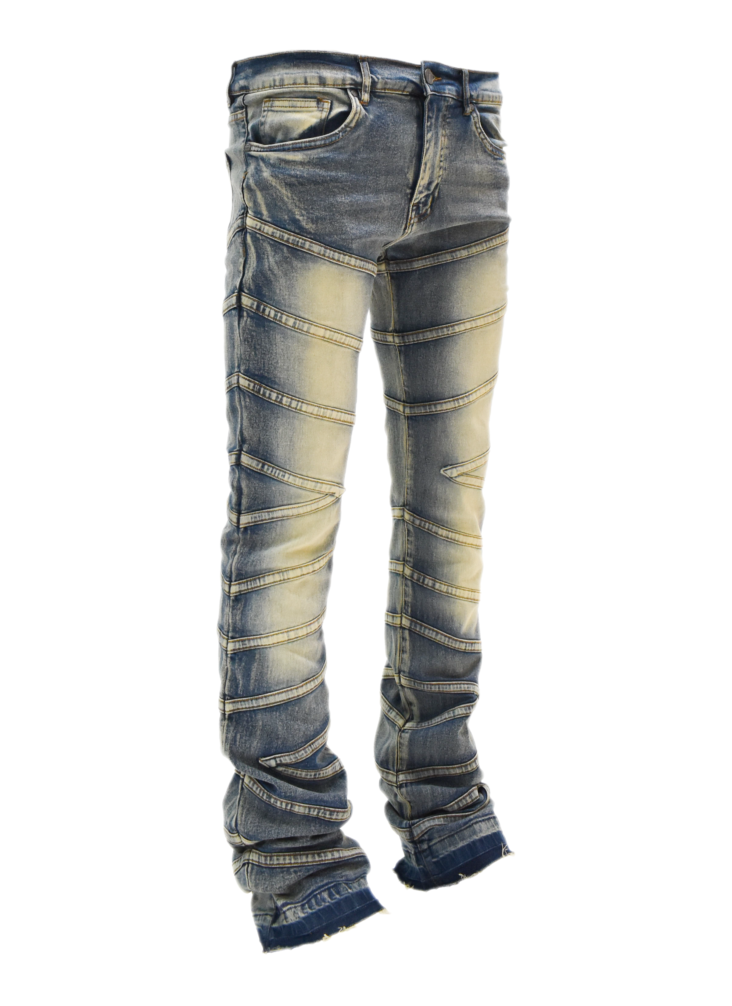 FW33894 Striped Stacked Denim