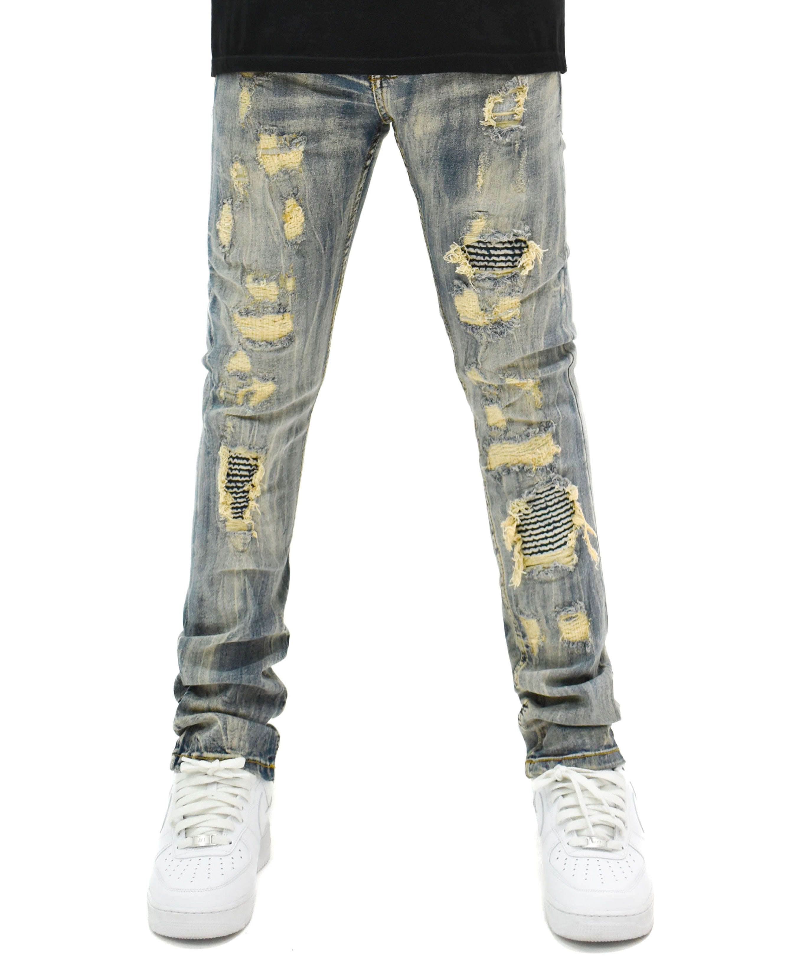FW33705 Gashed Denim