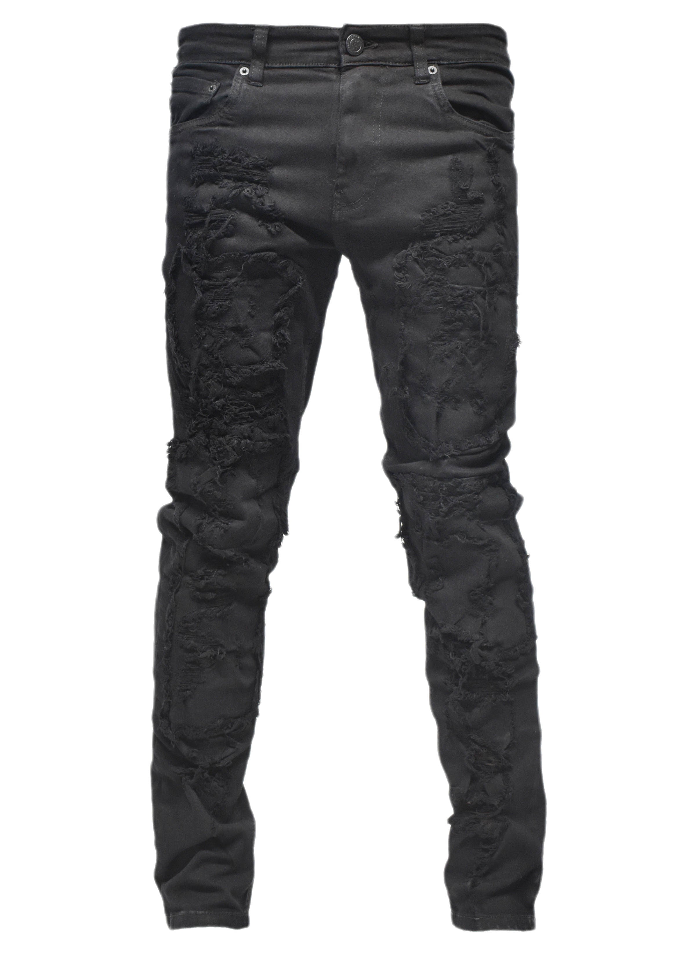 T4056 Distressed Denim