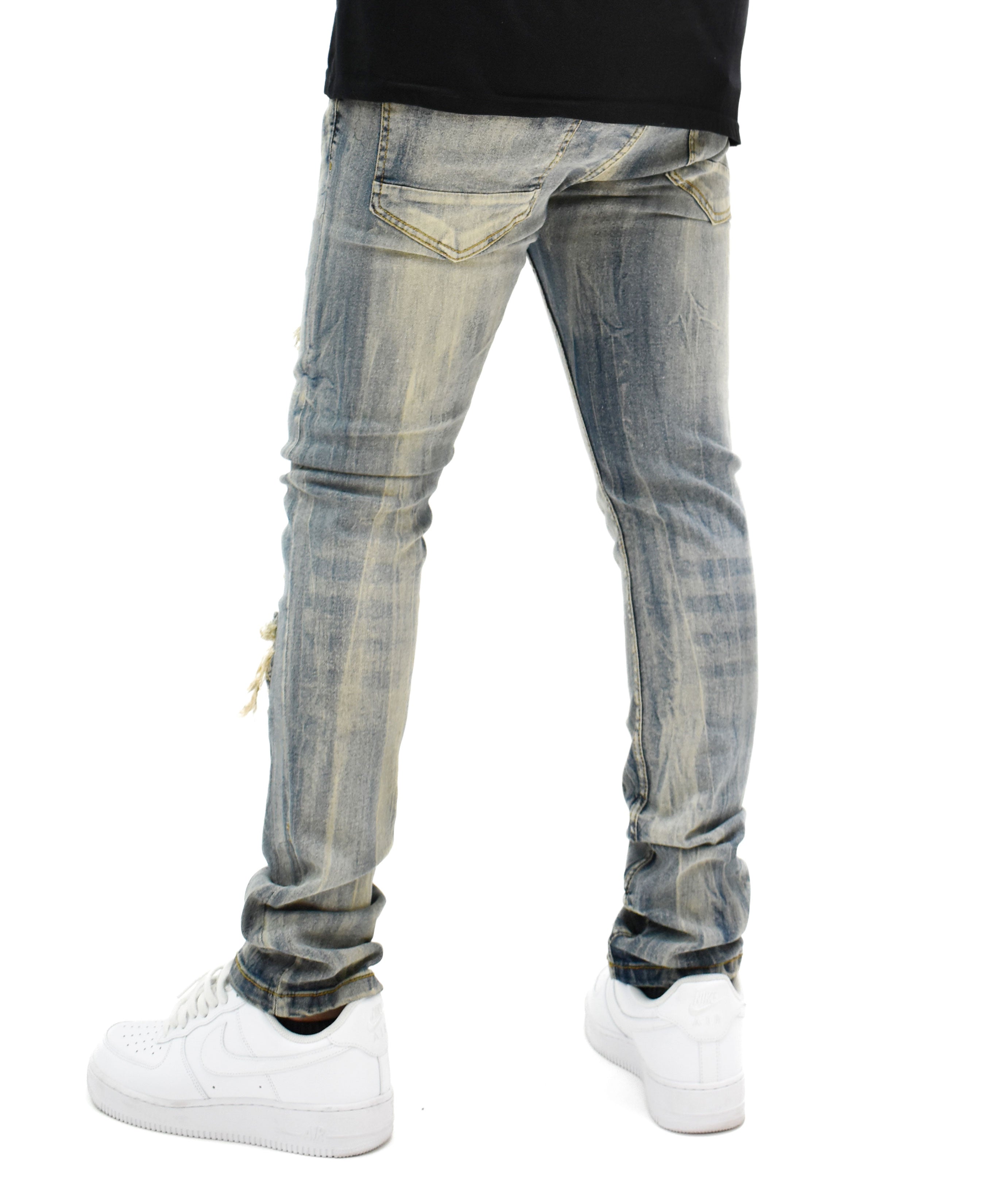 FW33705 Gashed Denim