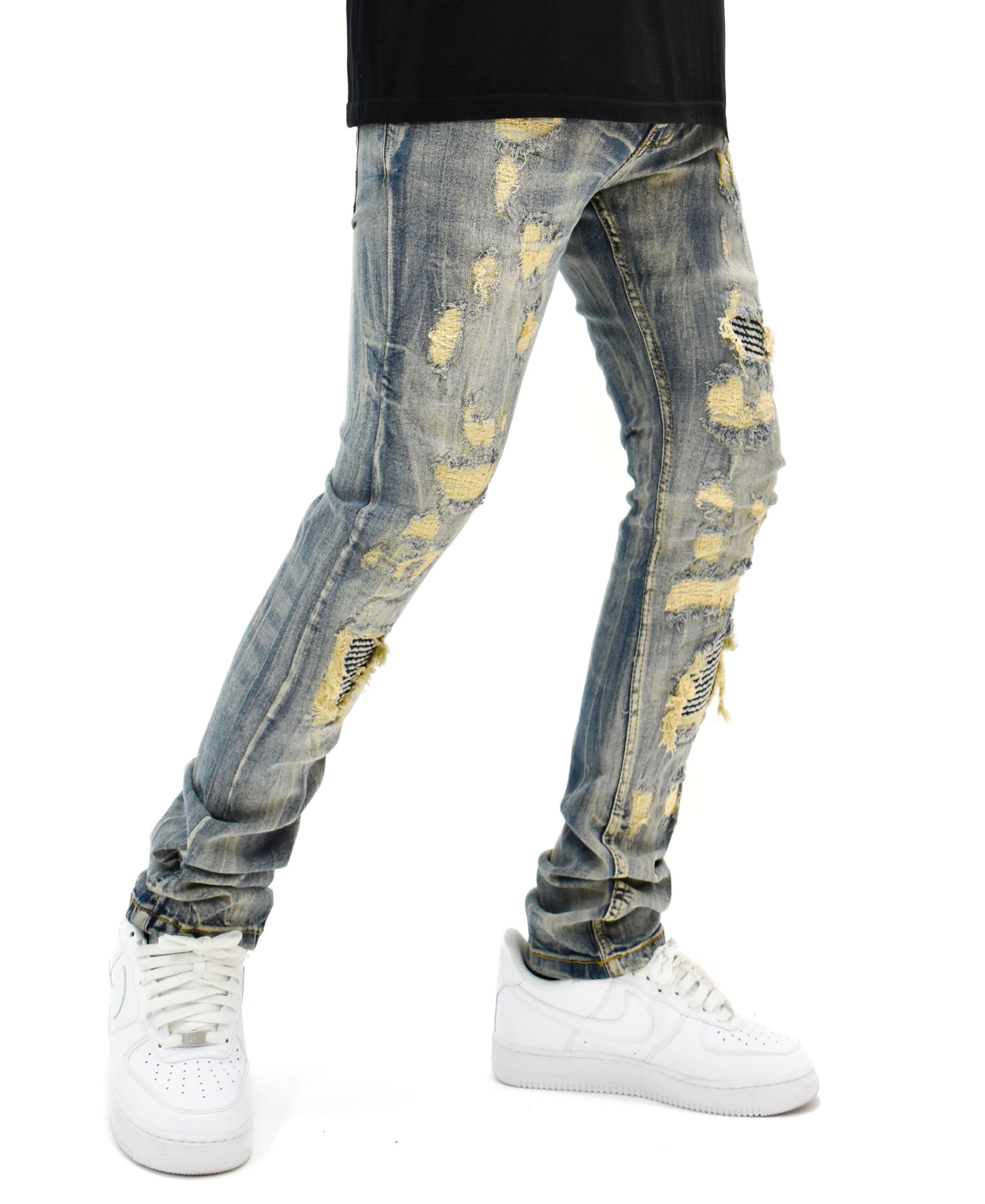 FW33705 Gashed Denim