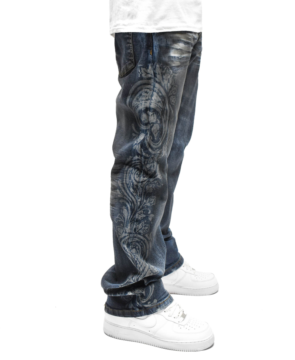 FW33462 Faded Paisley Denim
