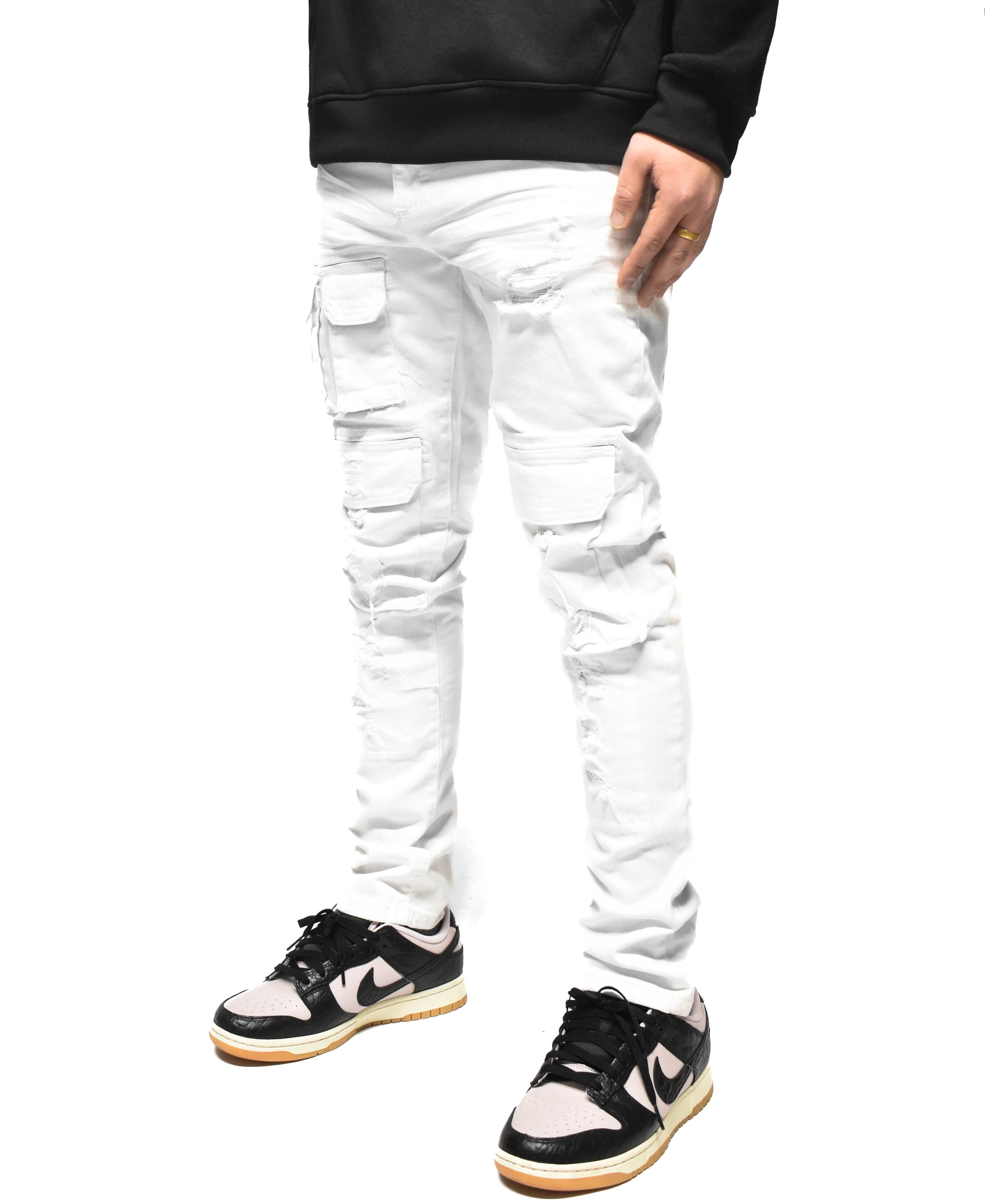 S4415 Ripped Pocket Denim