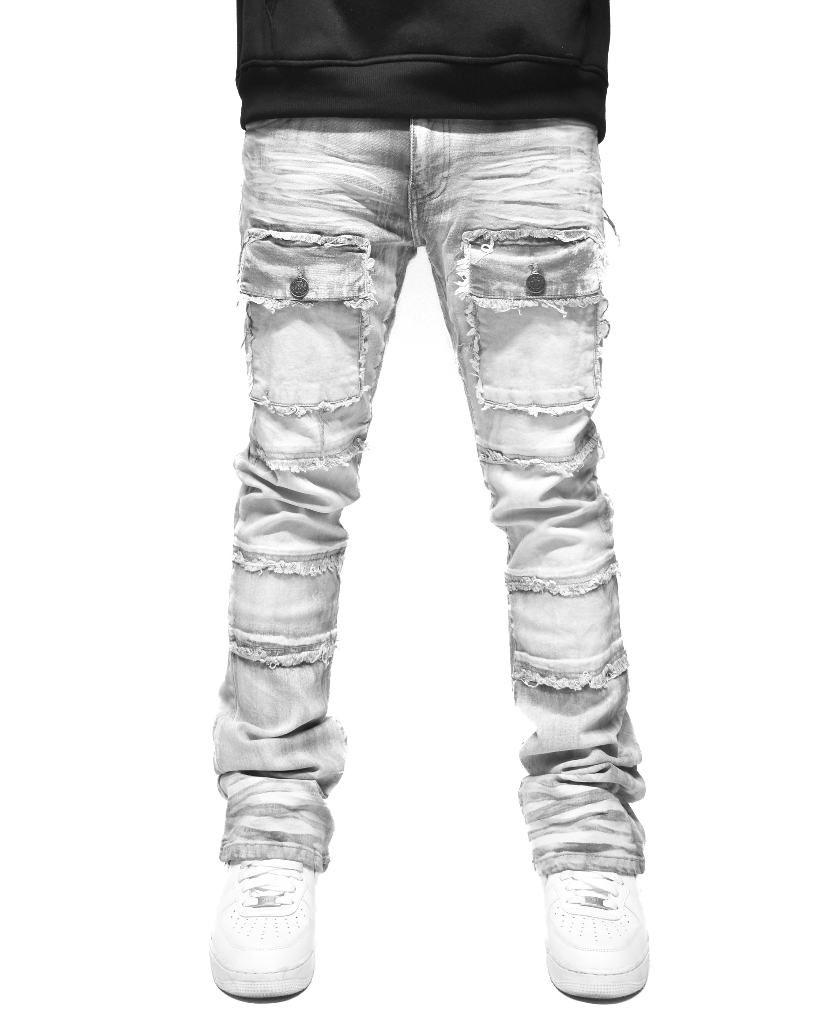 S3020 Frayed Pocket Denim
