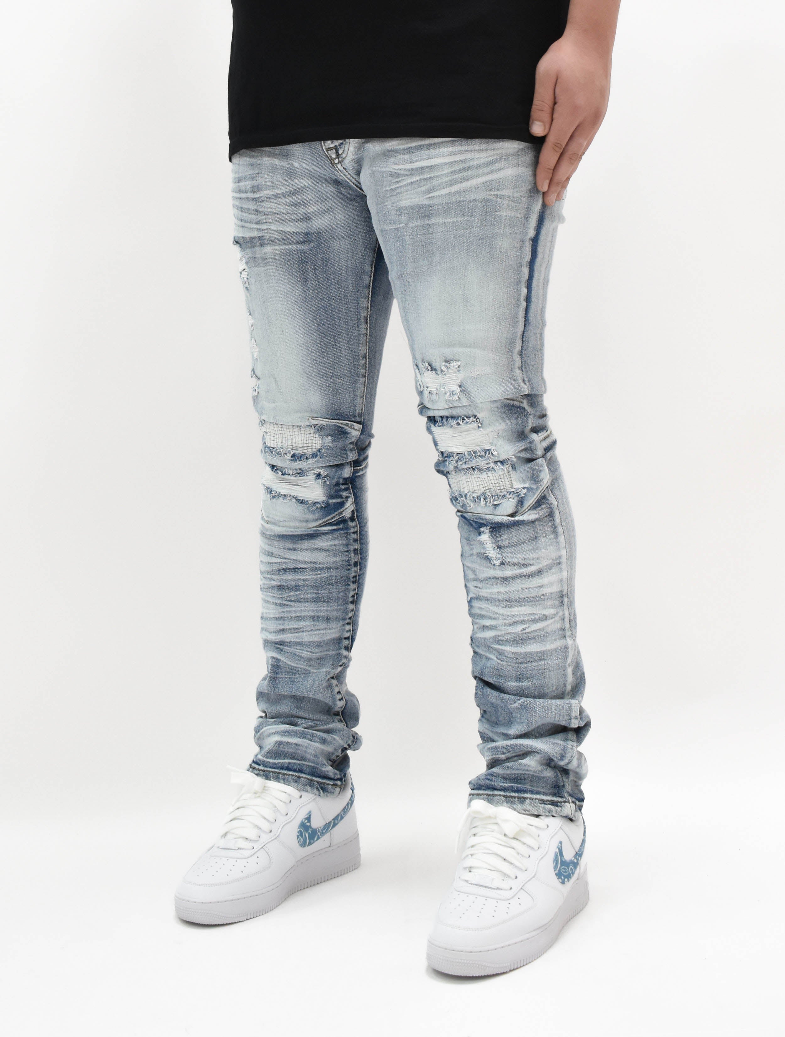 FW33484 Creased Denim