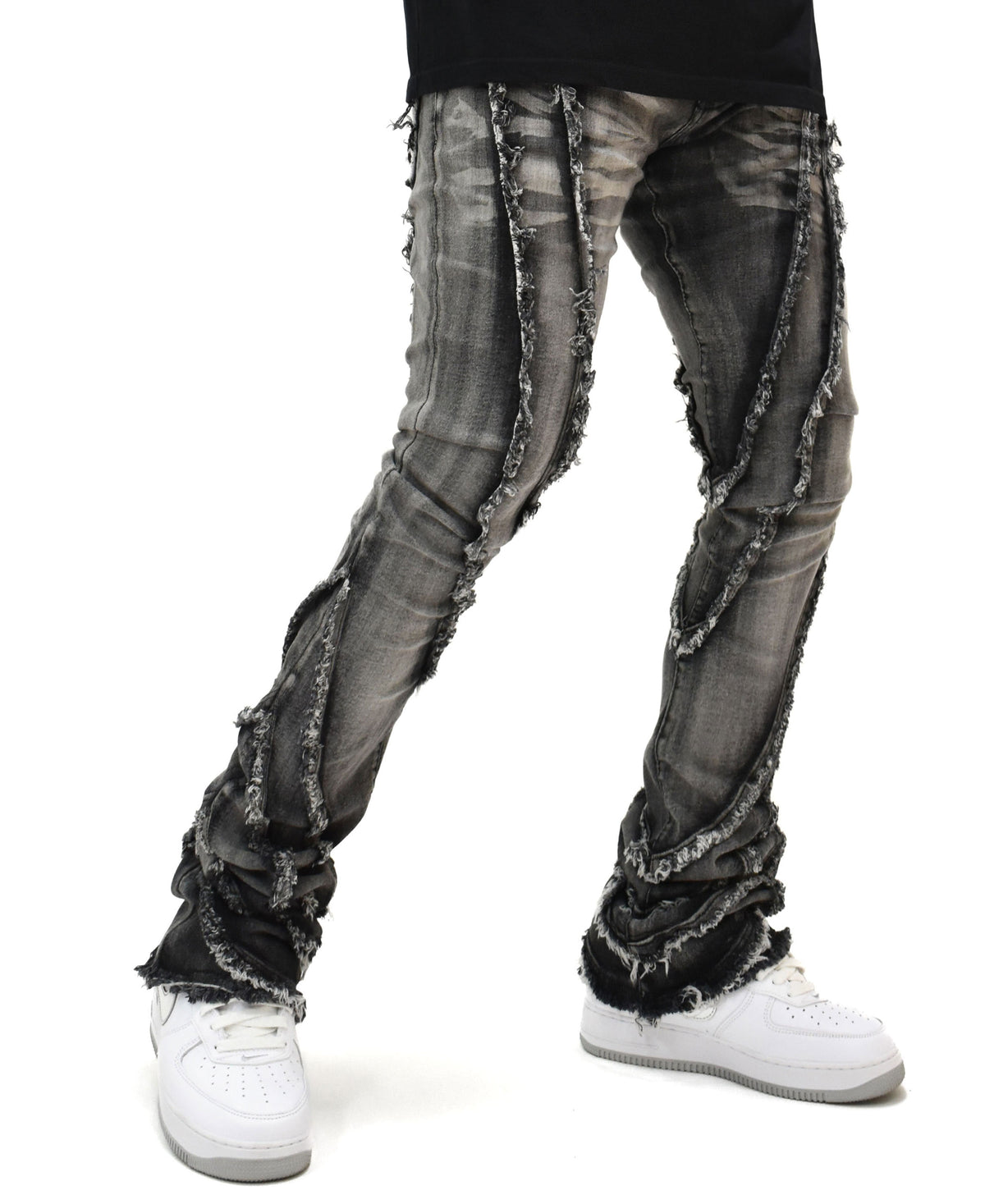 FW33090 Wavy Stacked Denim