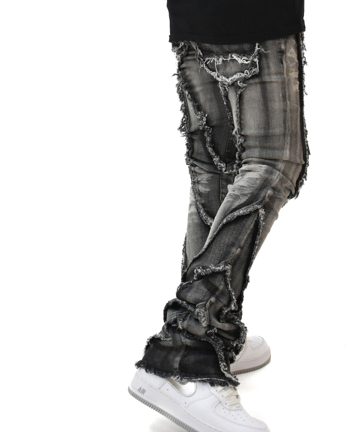FW33090 Wavy Stacked Denim