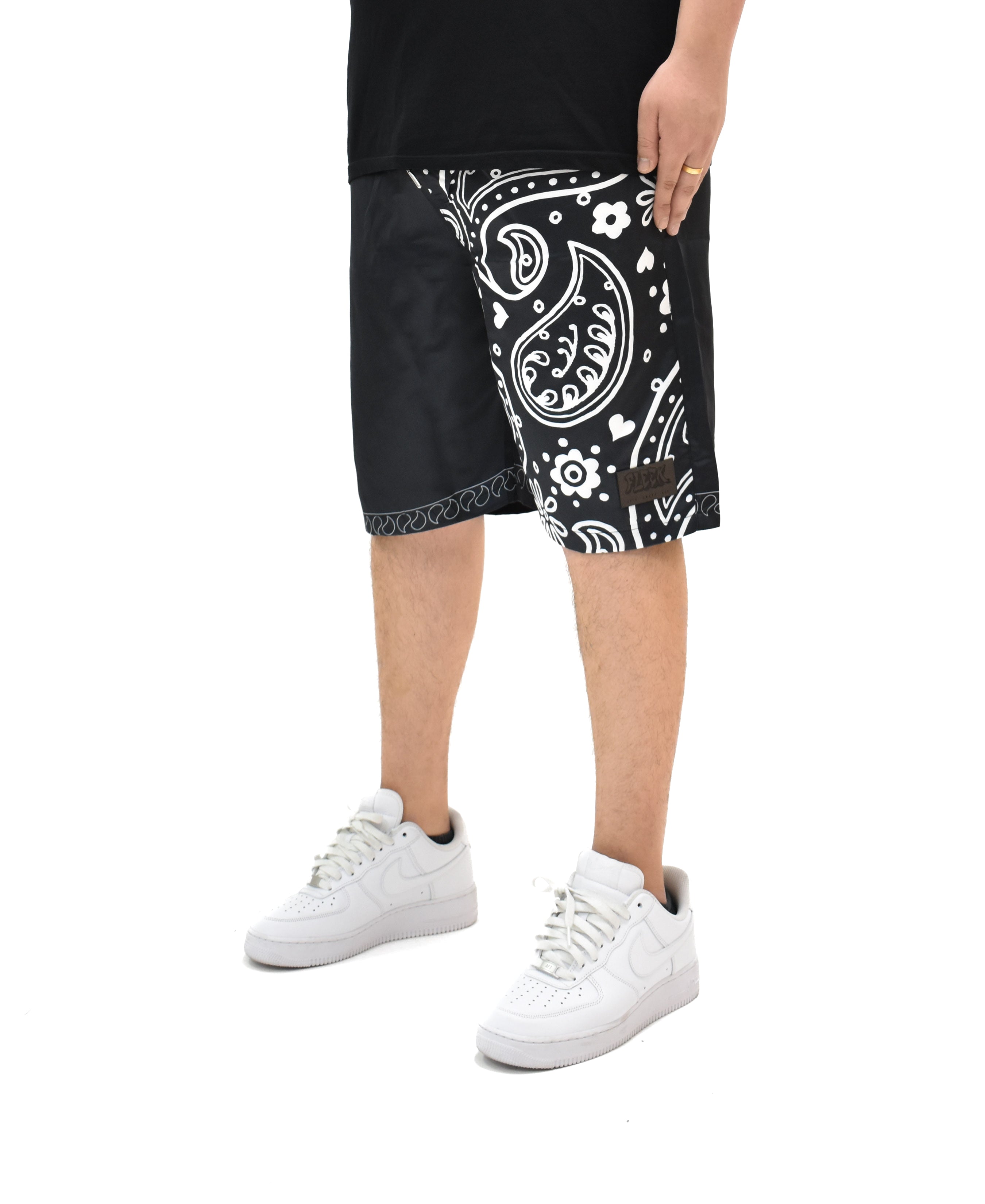 FS30025 Paisley Nylon Shorts