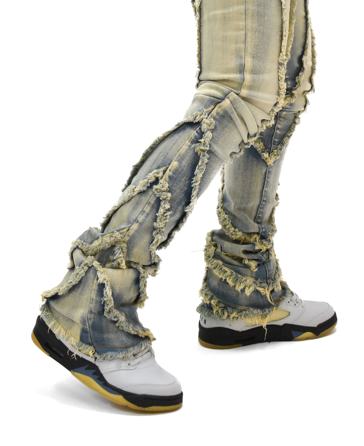 FW33090 Wavy Stacked Denim