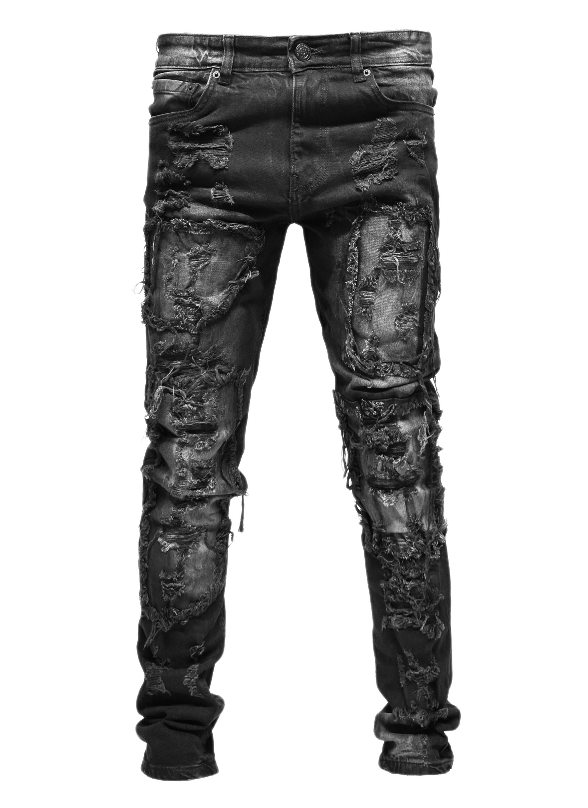 T4057 Ripped Denim