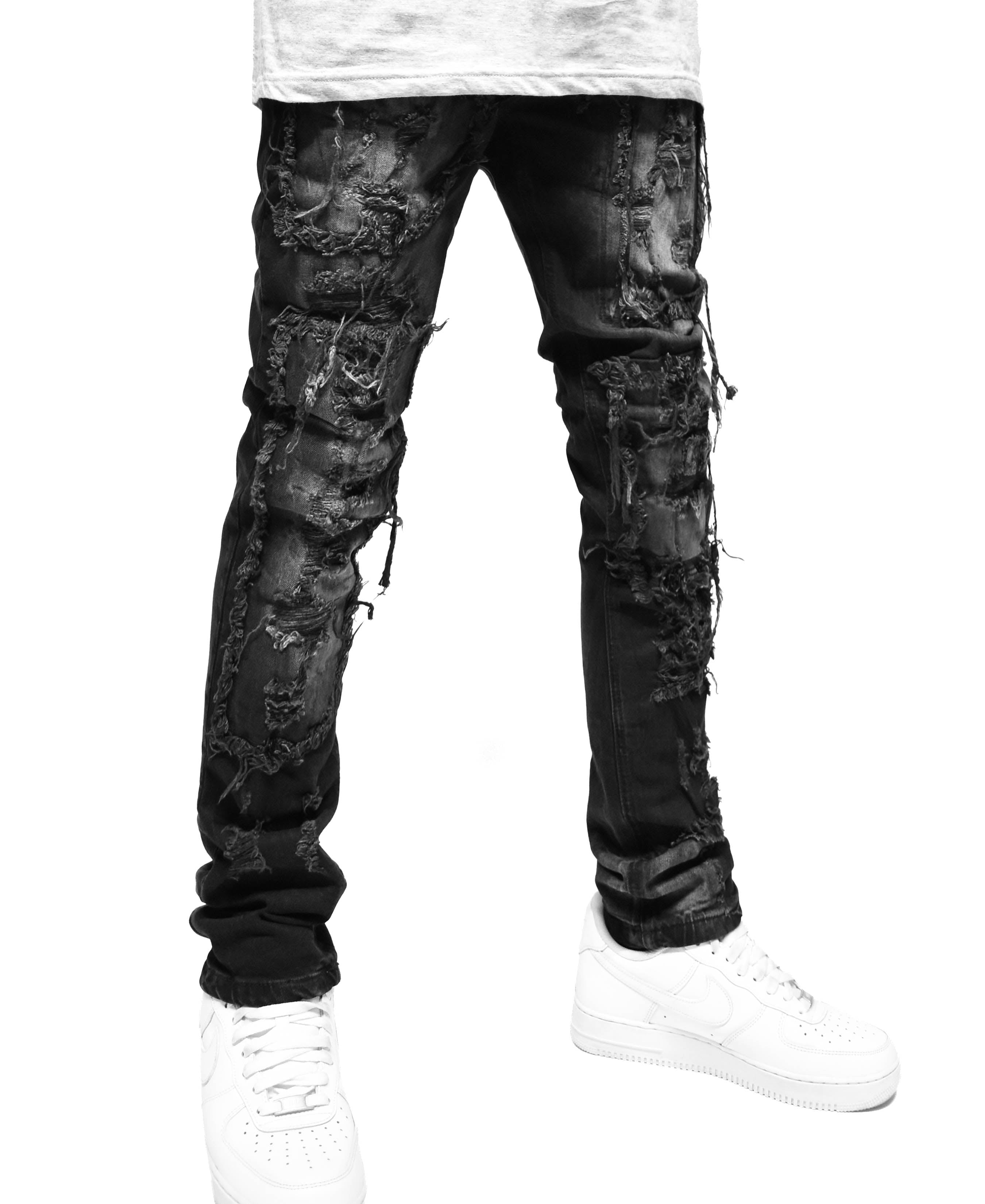 T4057 Ripped Denim