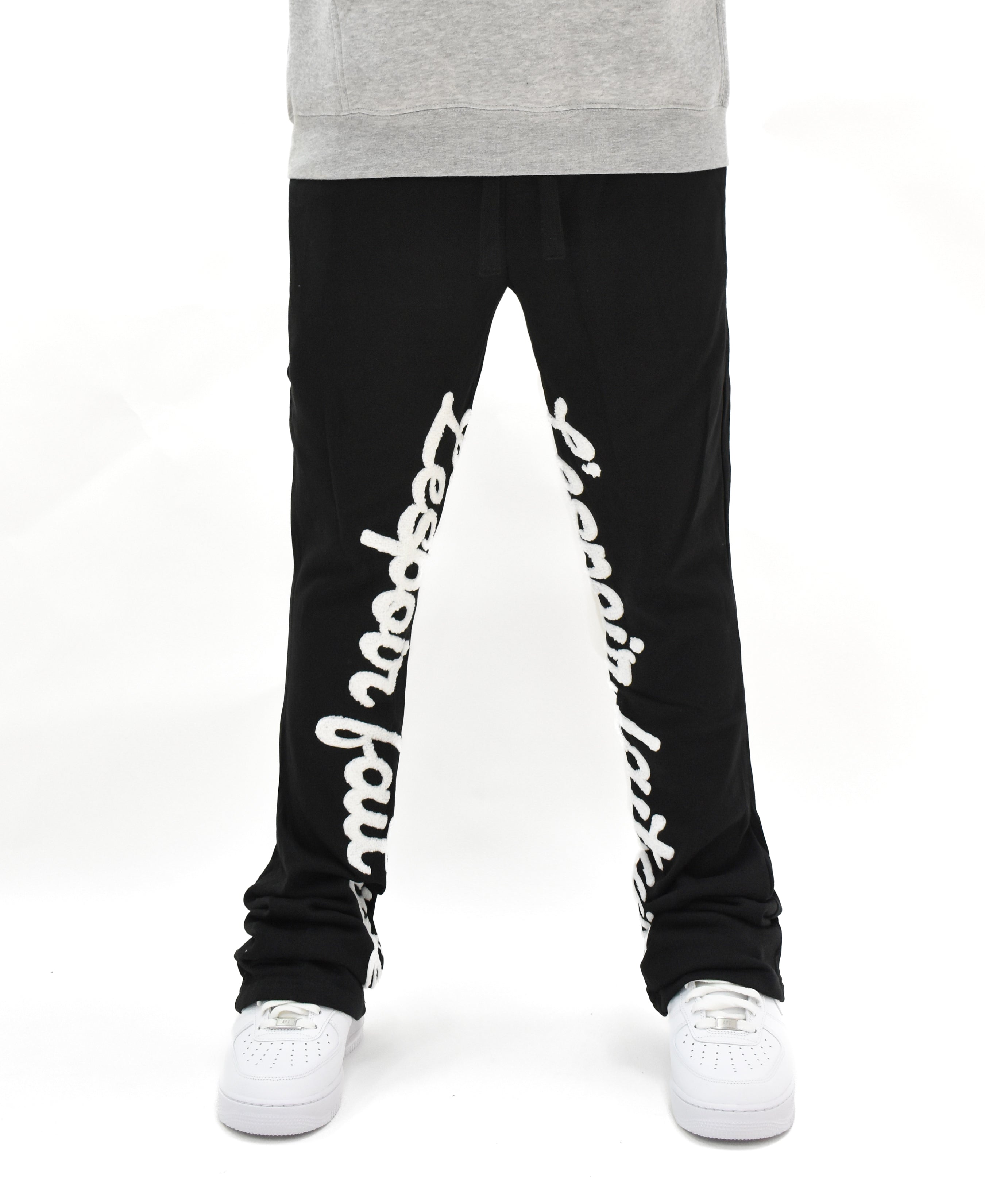 S205 Chenille Stacked Sweatpants