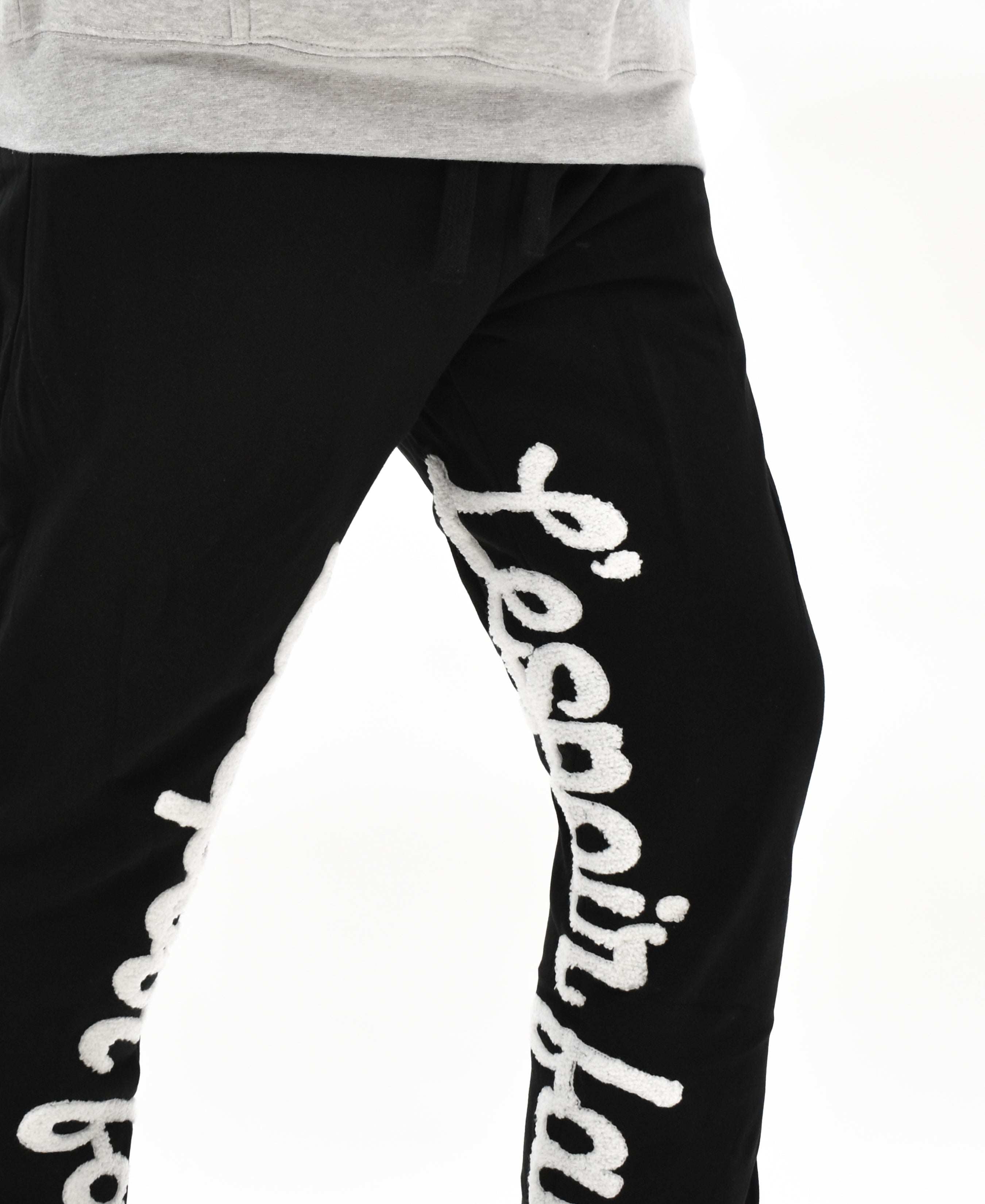 S205 Chenille Stacked Sweatpants