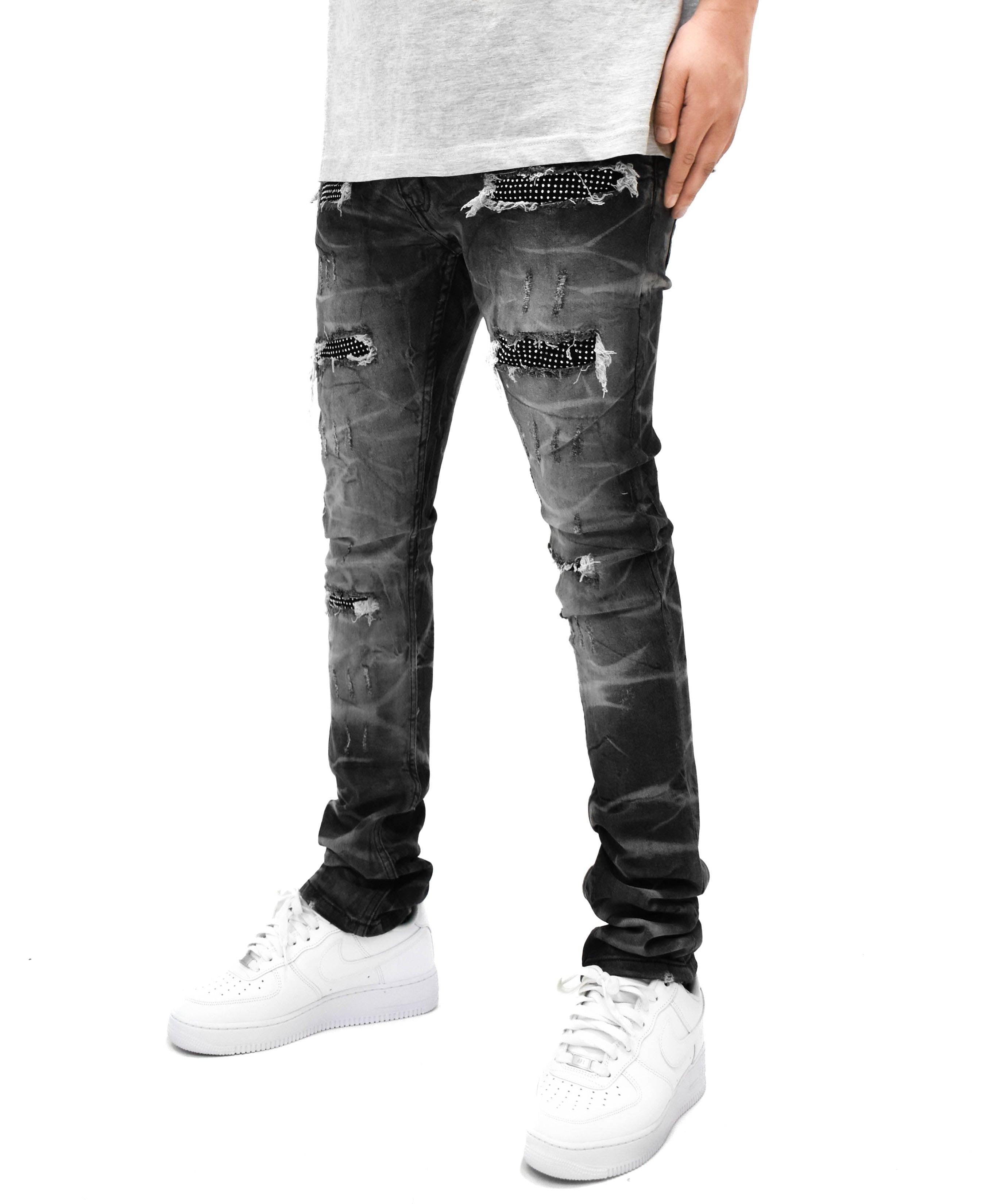 FW33271 Stone Rip Denim