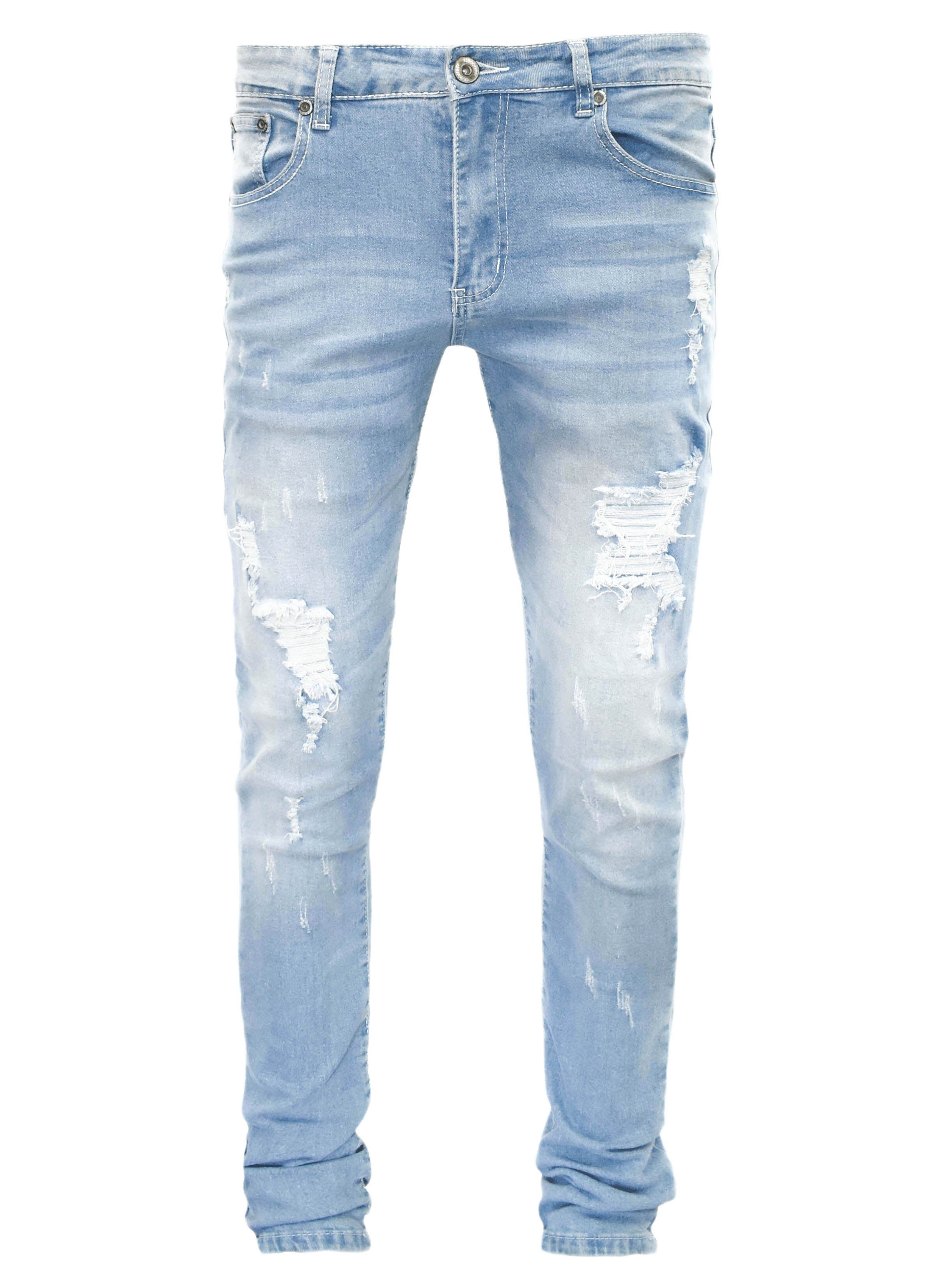 MS11319 Ripped Fade Denim