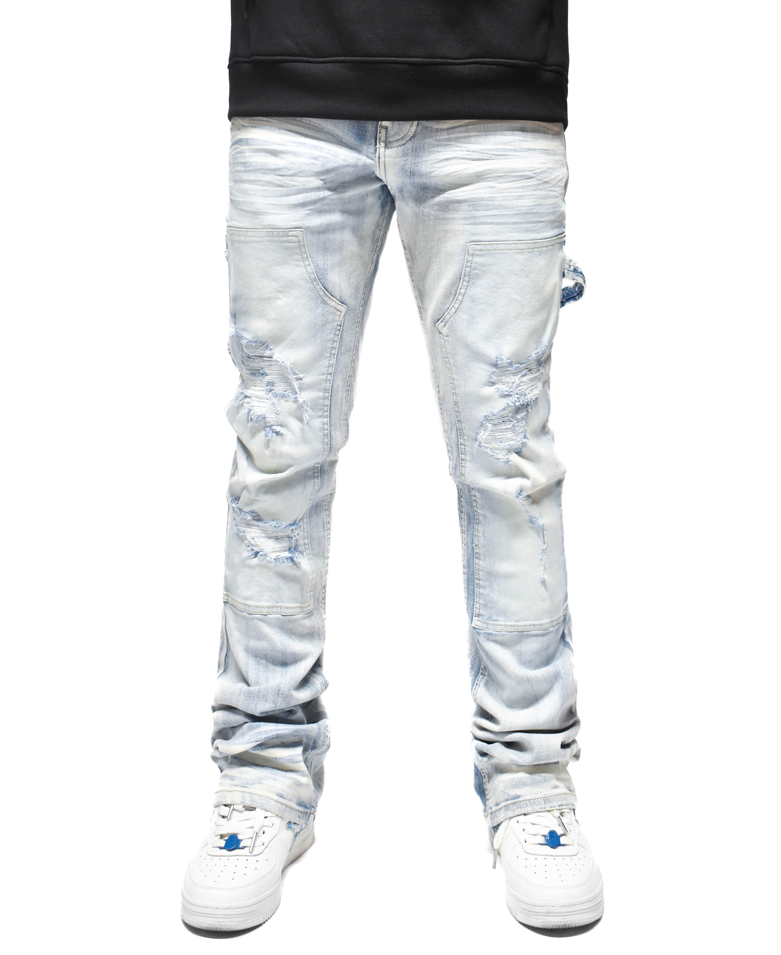 S4434 Ripped Utility Denim