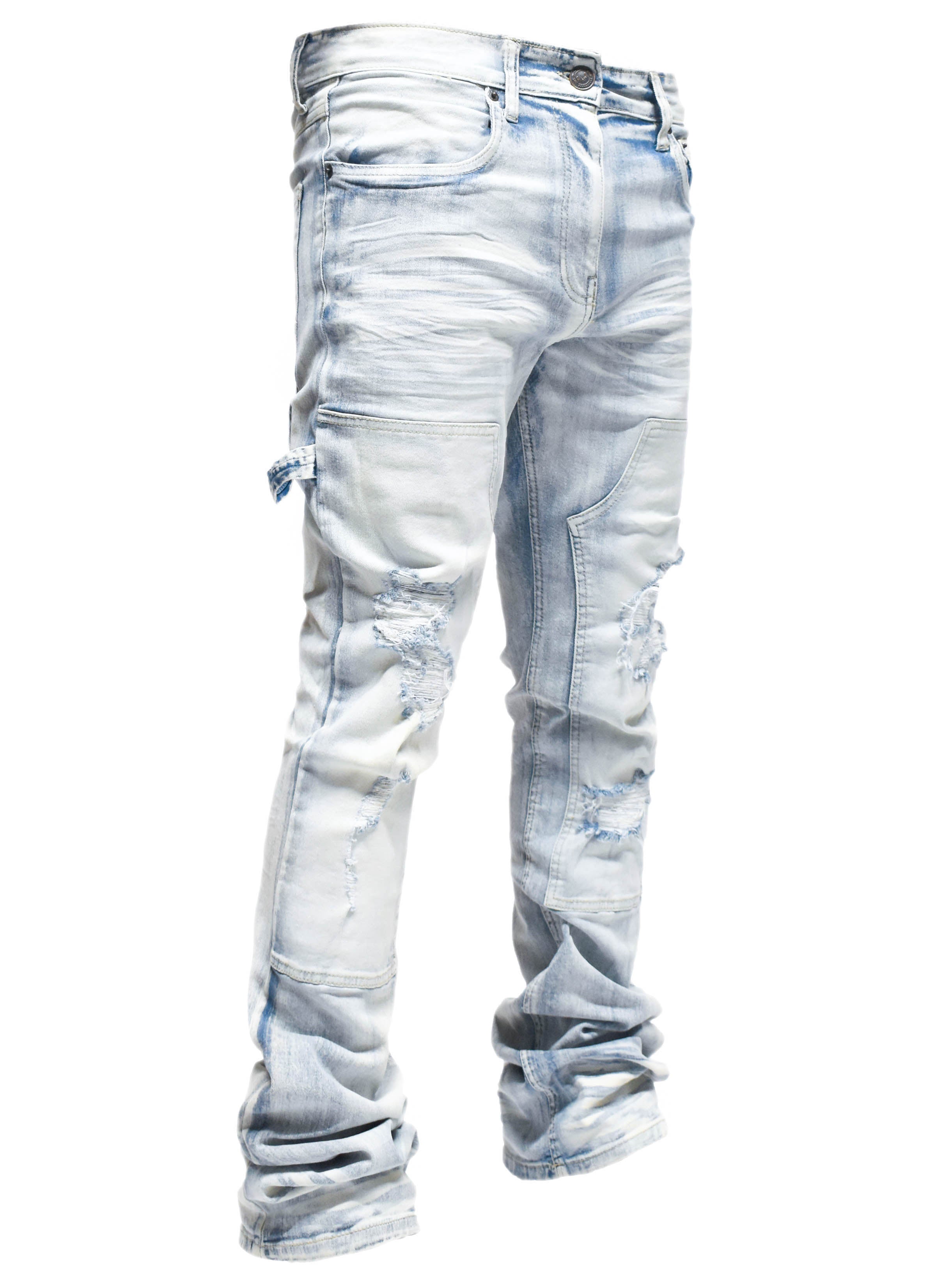 S4434 Ripped Utility Denim