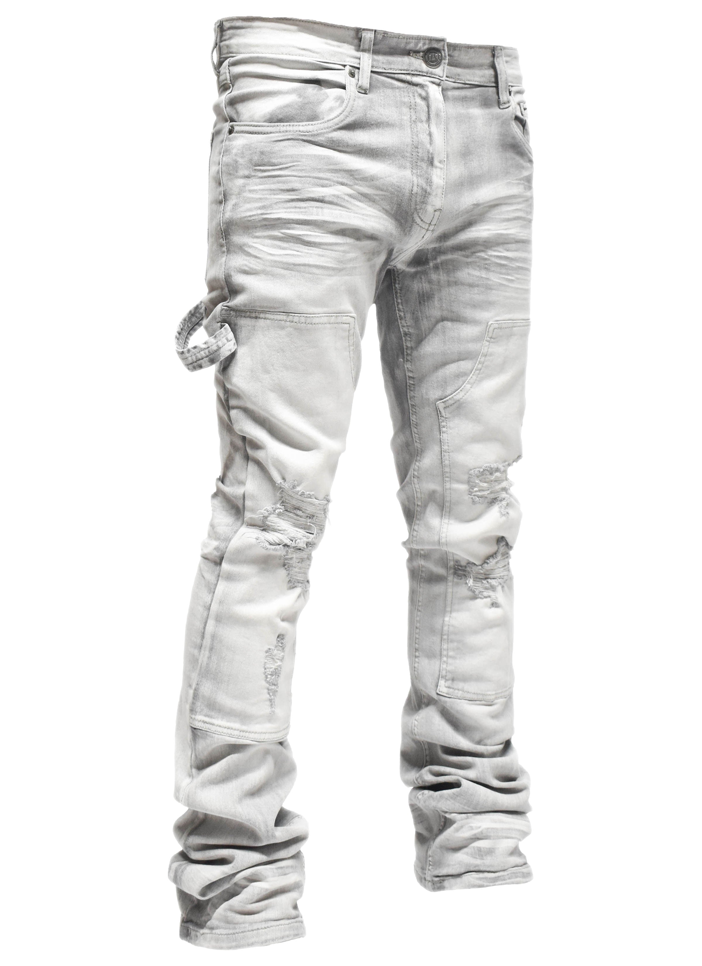 S4434 Ripped Utility Denim