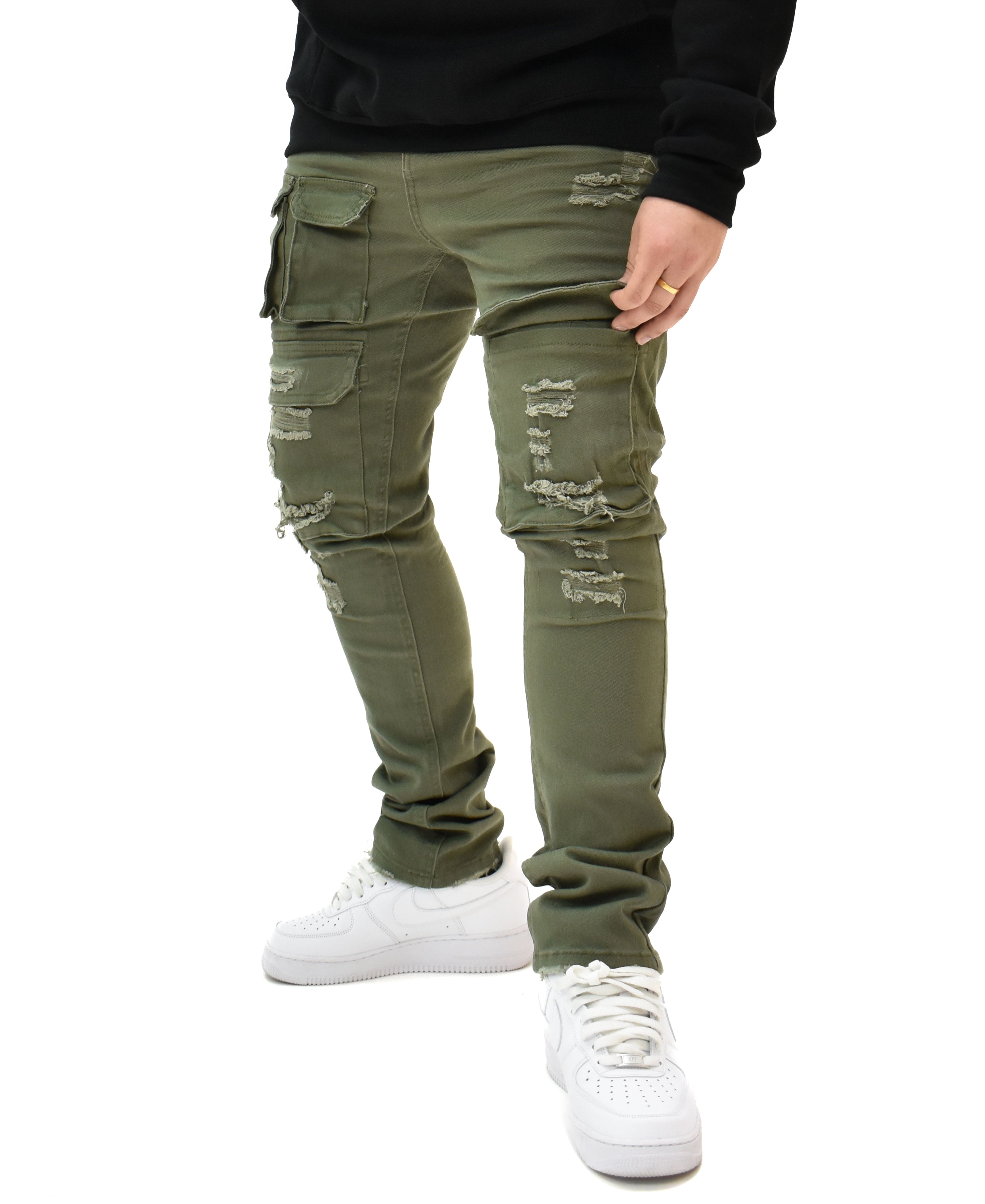 S3019 Twill Cargo Denim