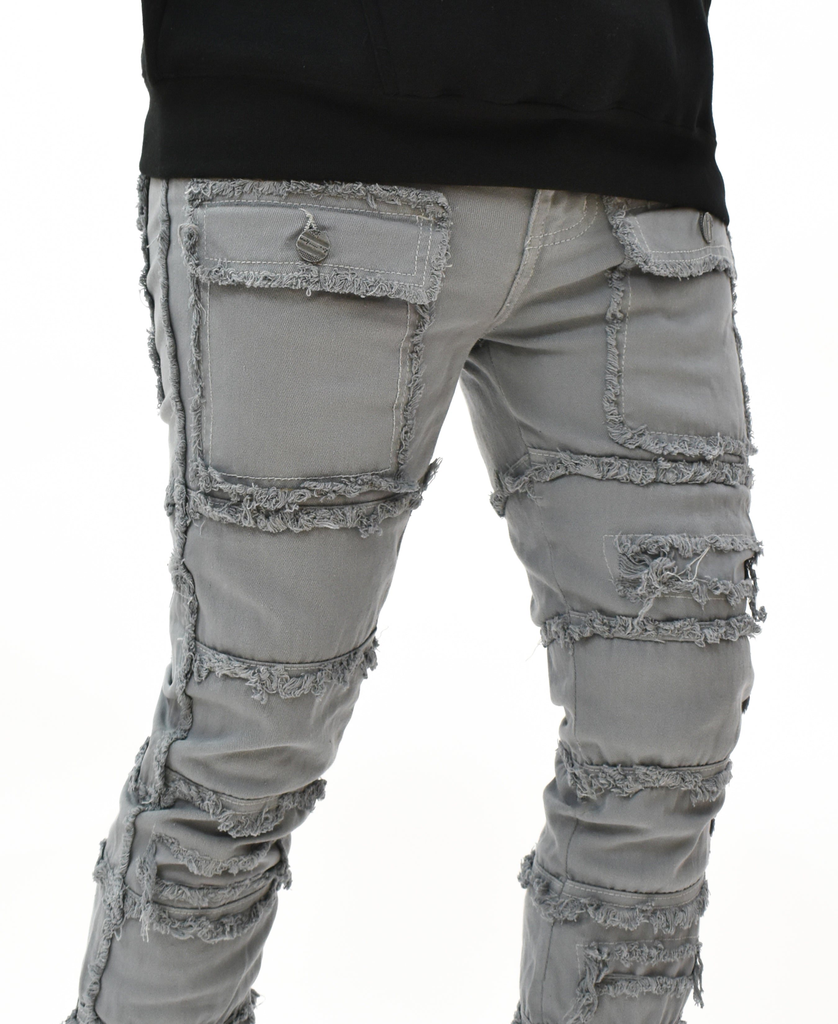 FW33958 Thread Stacked Denim