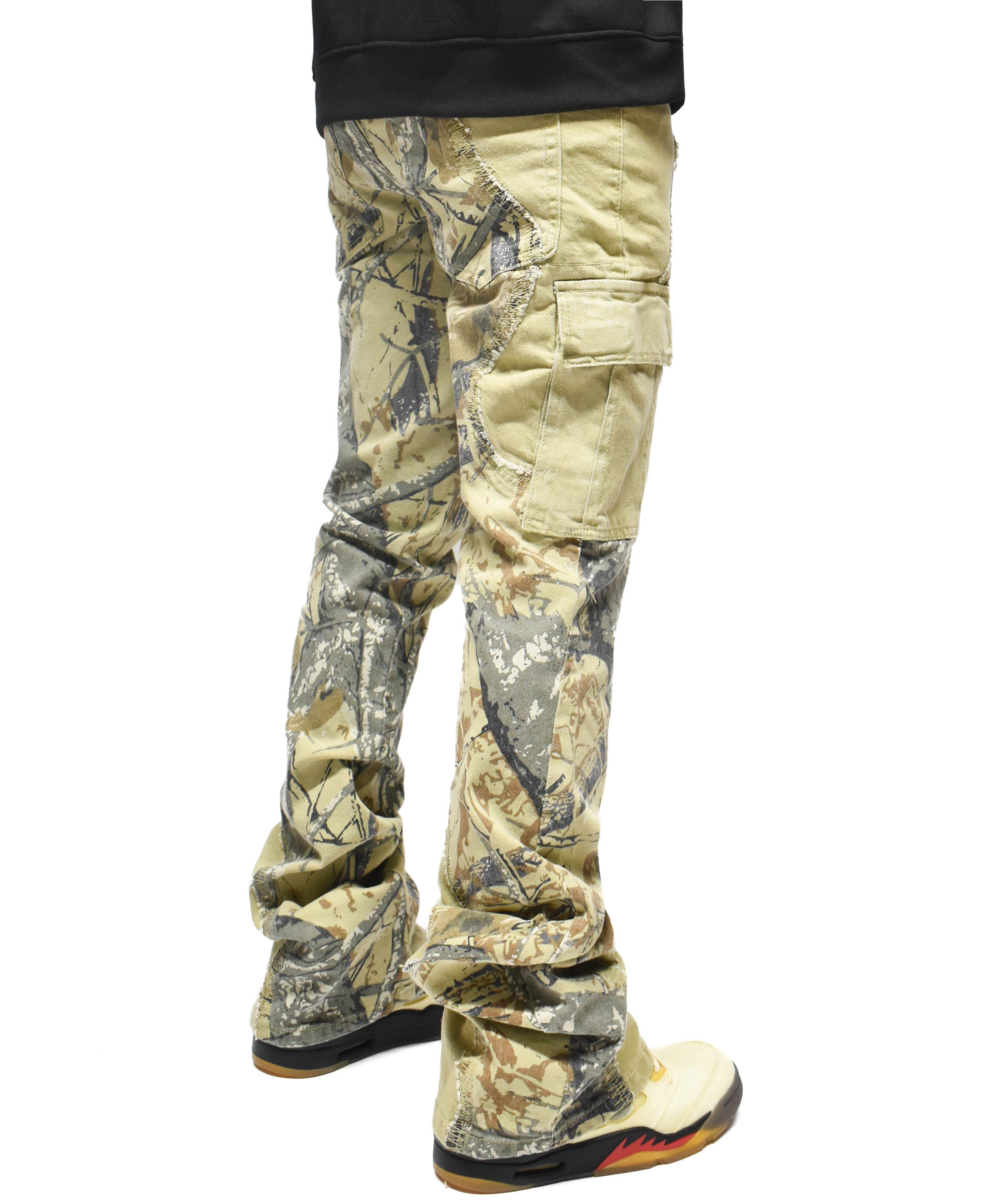 T4055 Woodland Camo Denim