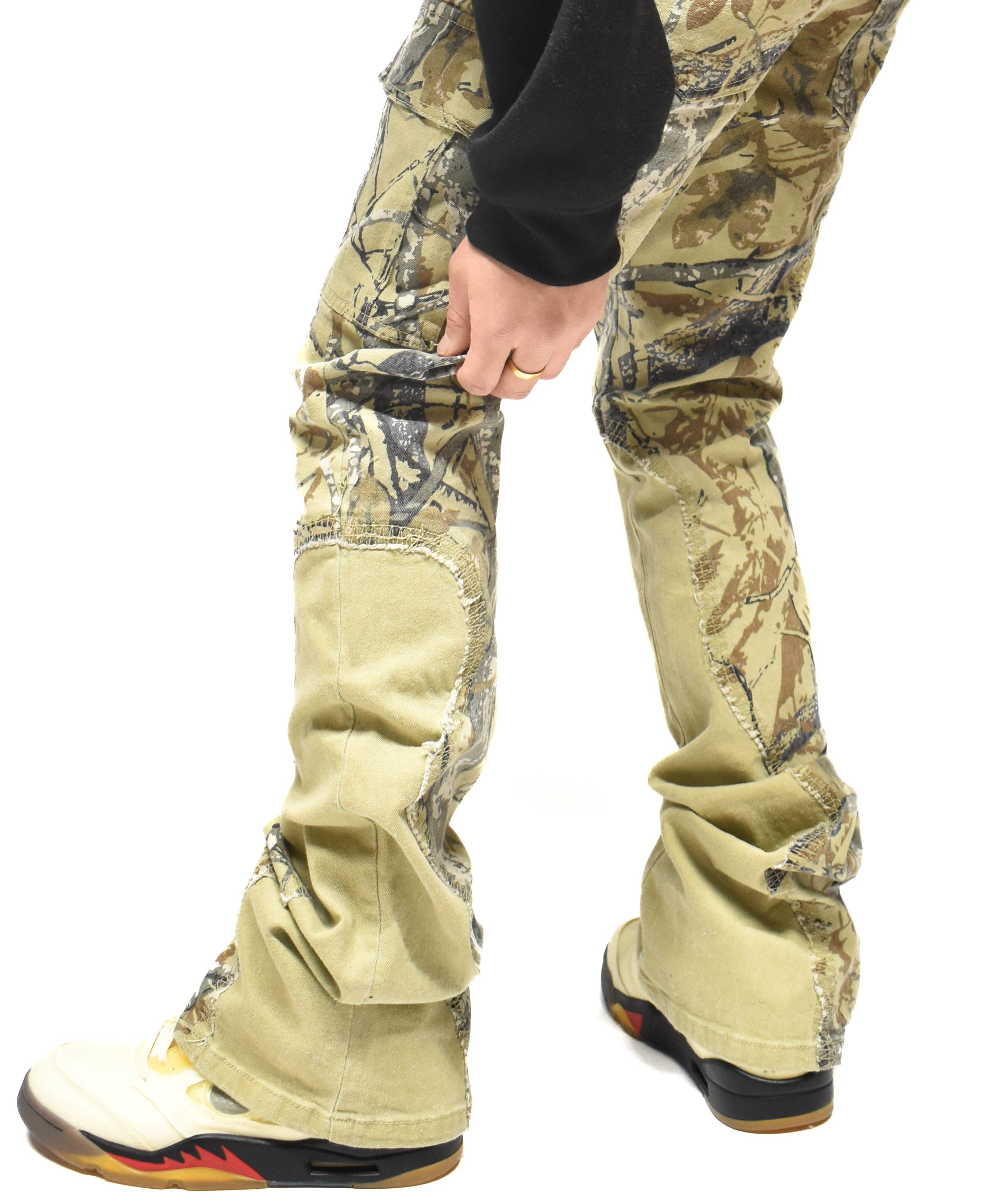 T4055 Woodland Camo Denim