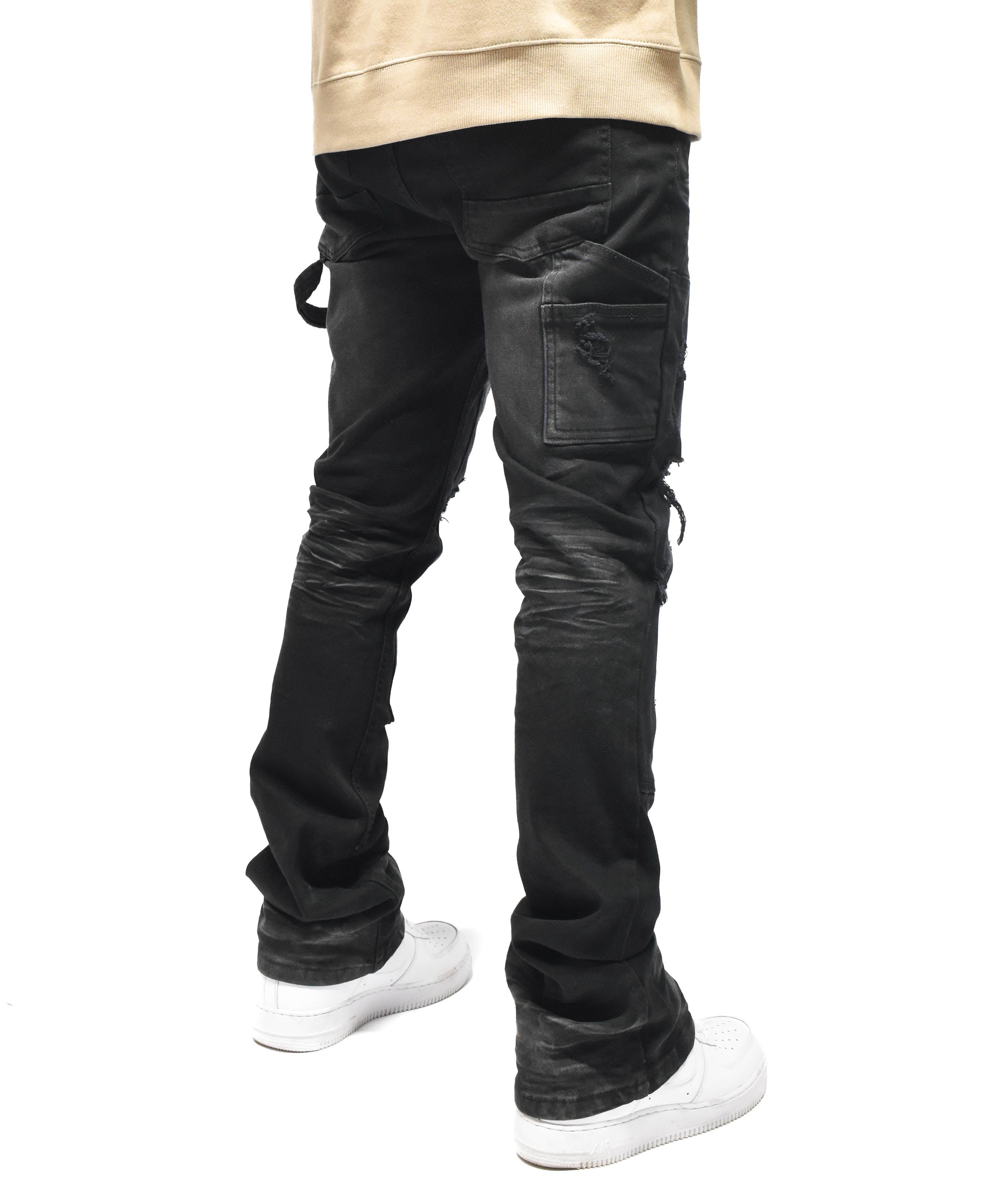 S4434 Ripped Utility Denim