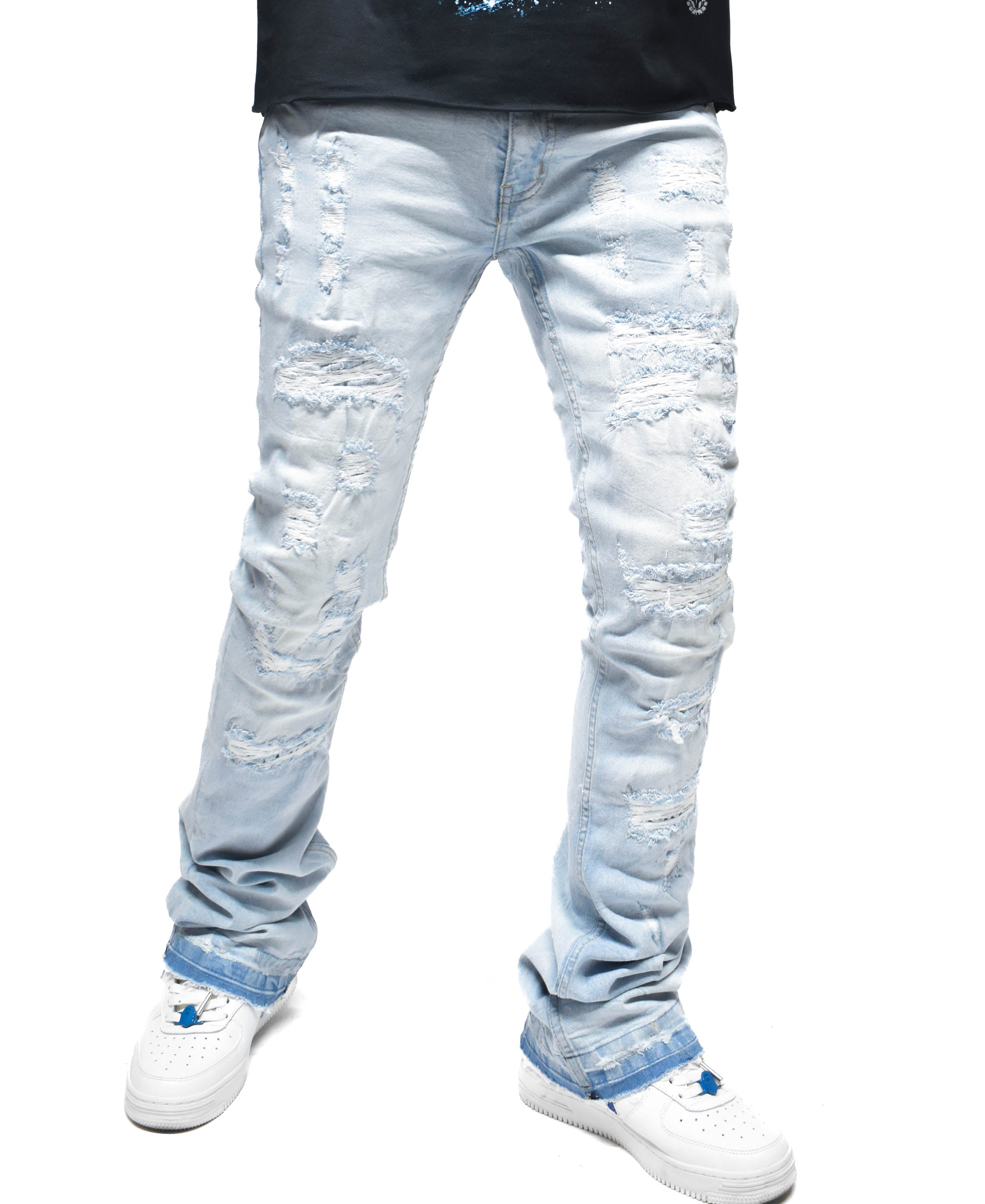 FW33893 Distressed Denim