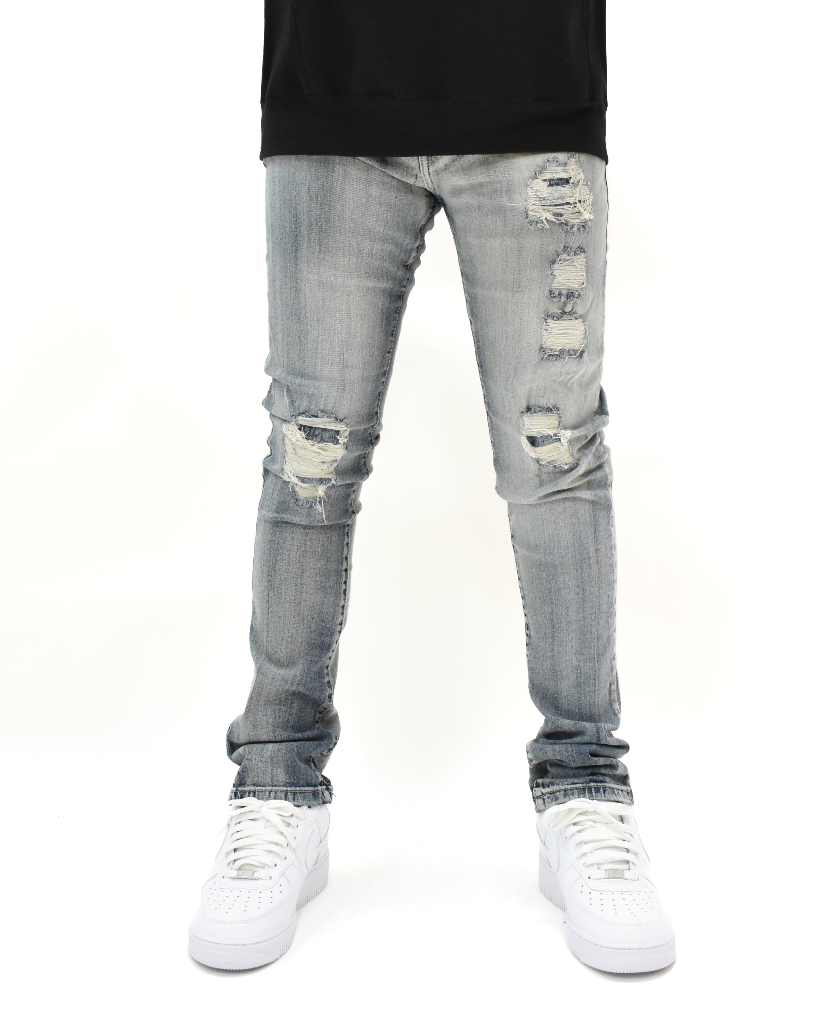 LV6102 Ripped Denim