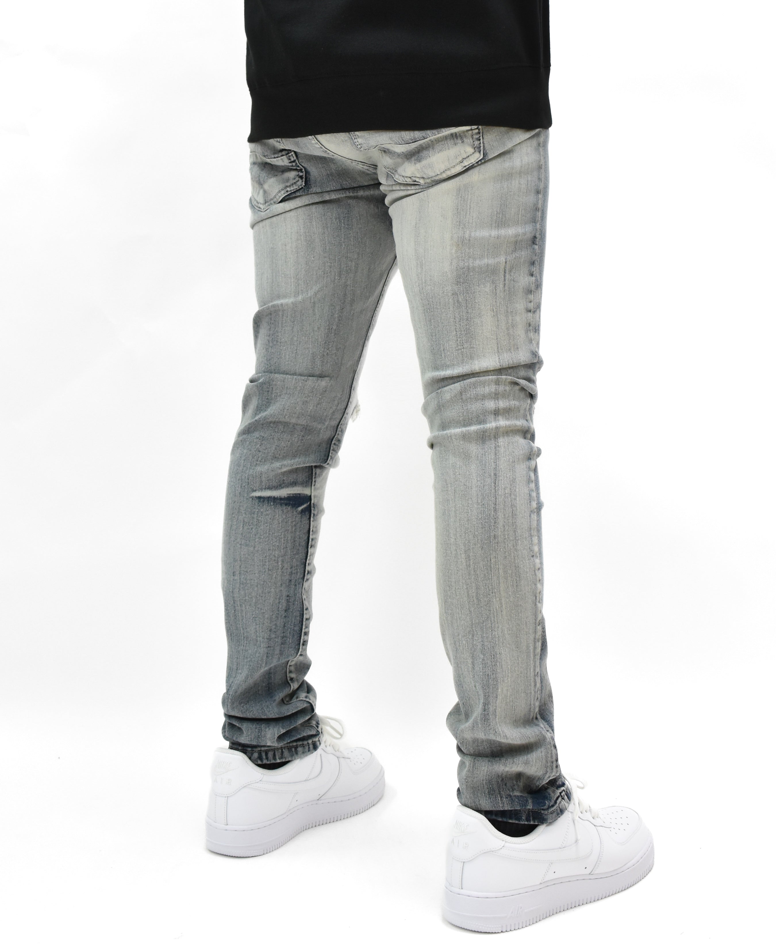 LV6102 Ripped Denim