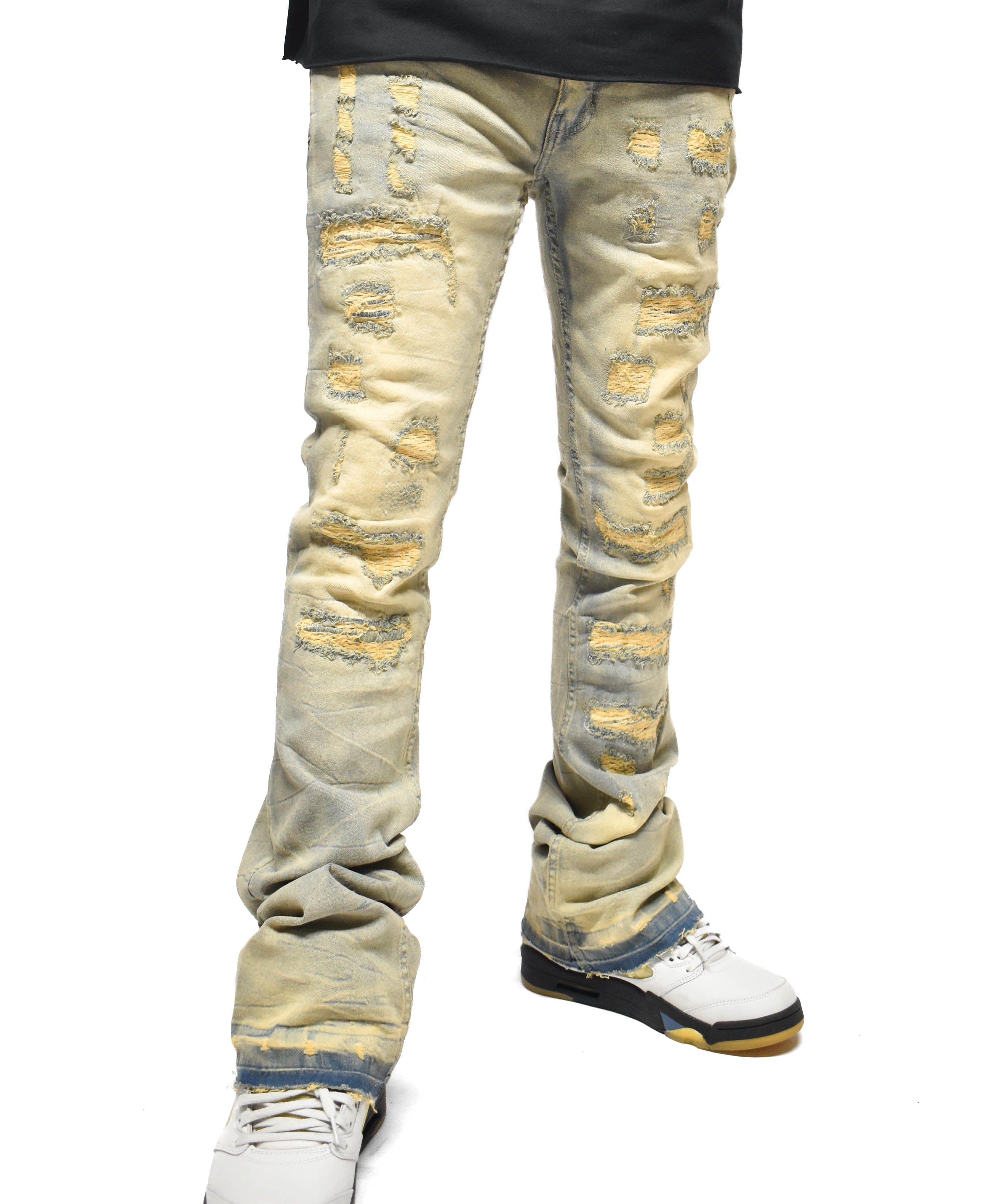 FW33893 Distressed Denim