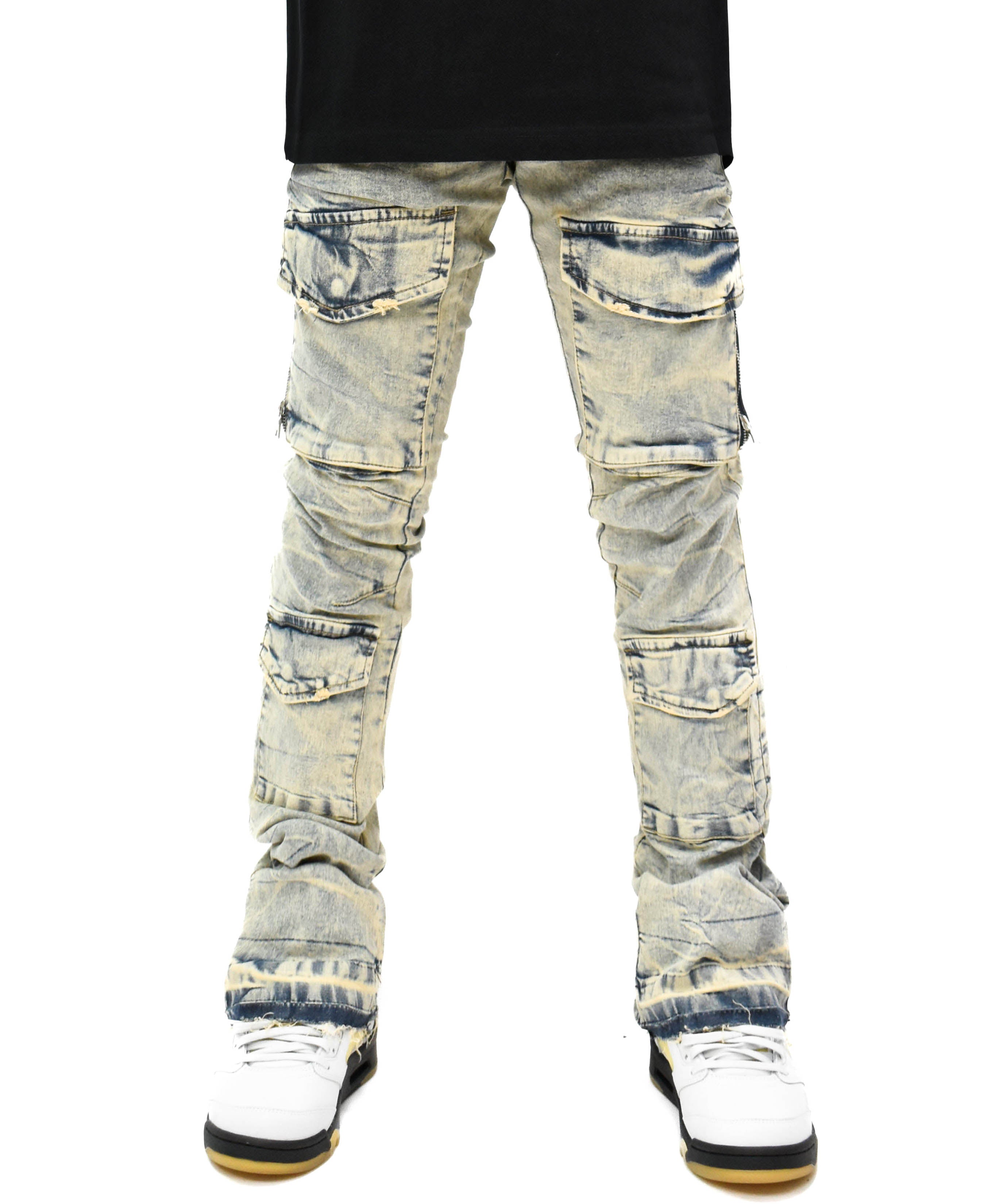 FW33288 Pocket Stacked Denim