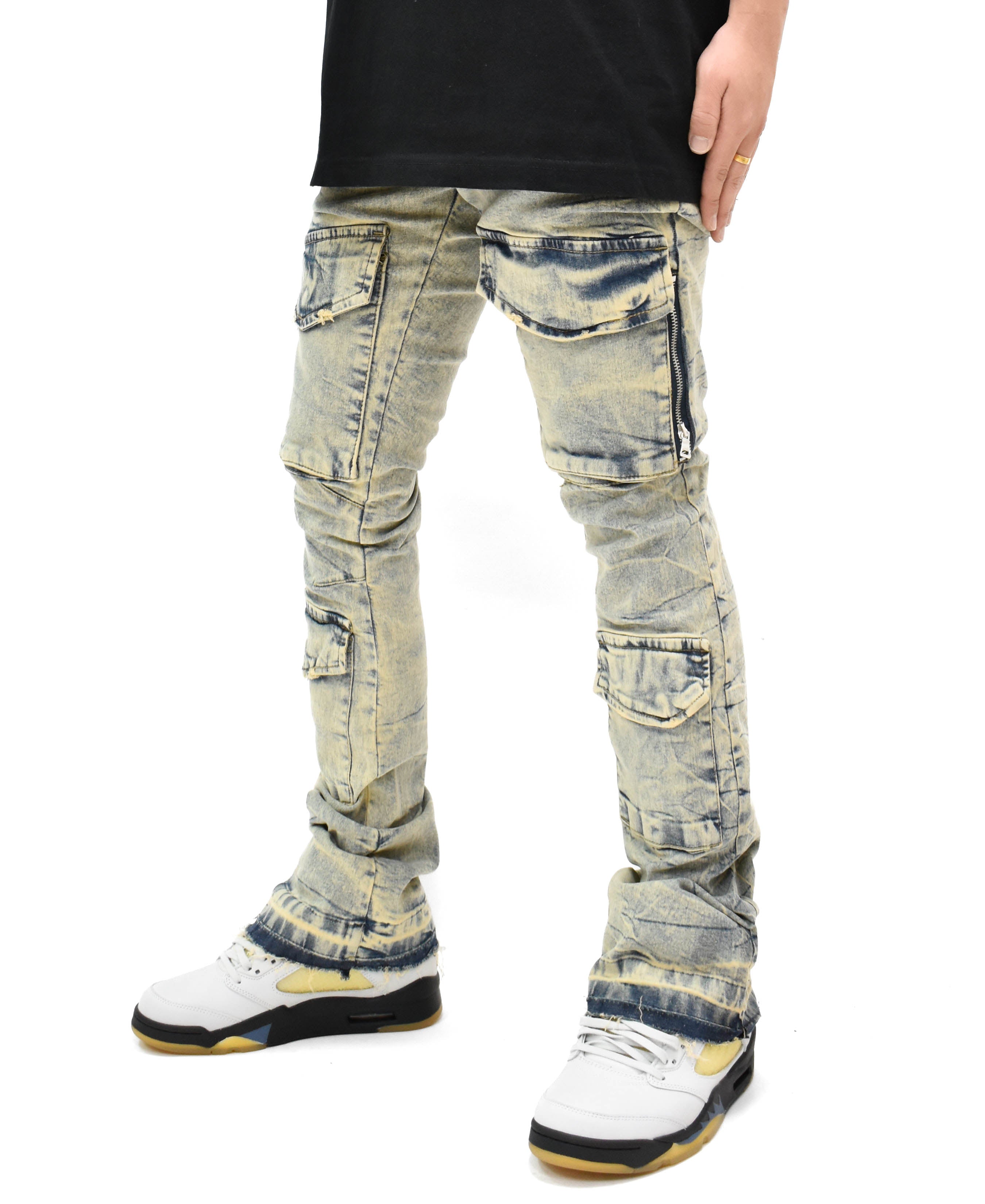 FW33288 Pocket Stacked Denim