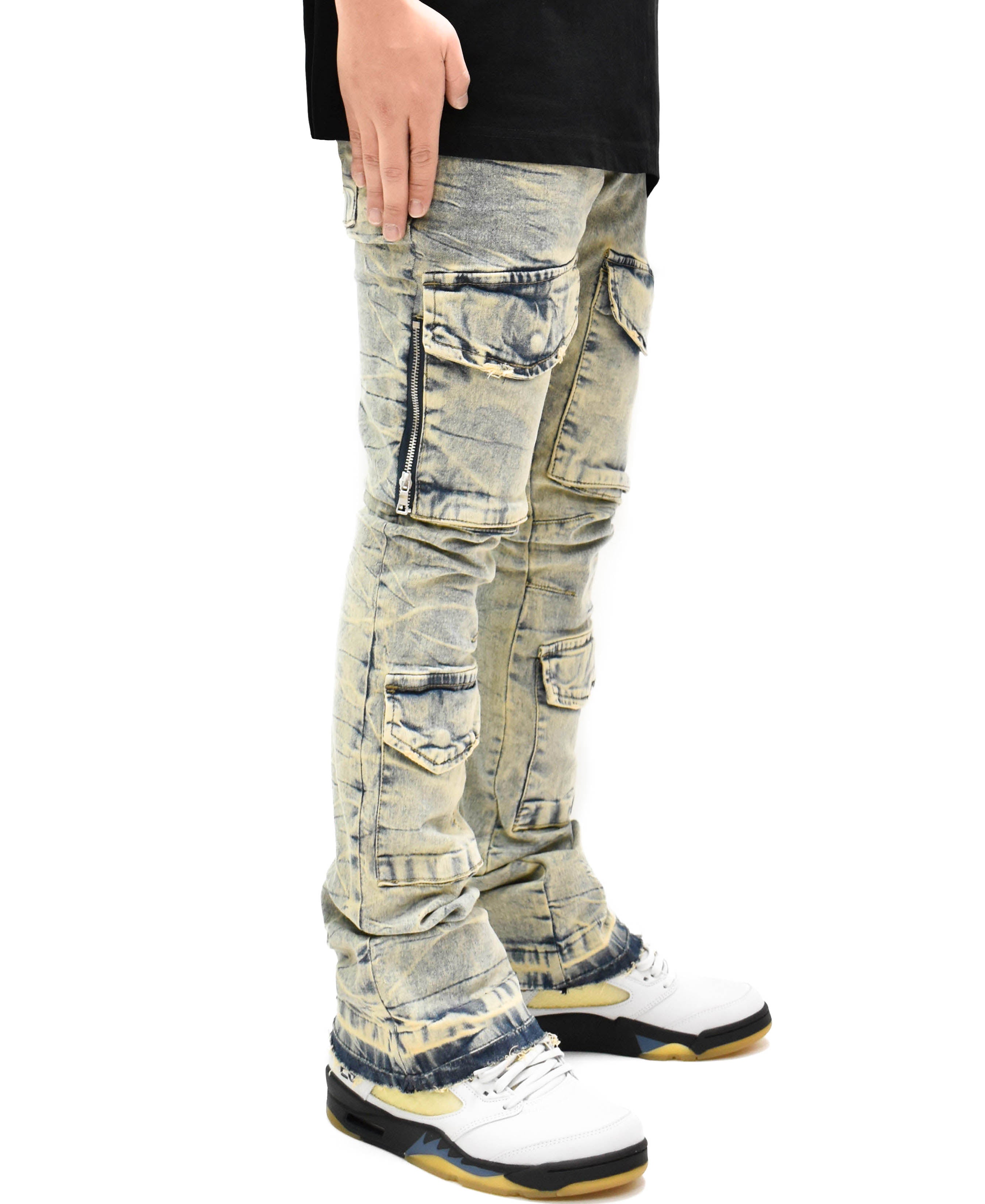 FW33288 Pocket Stacked Denim